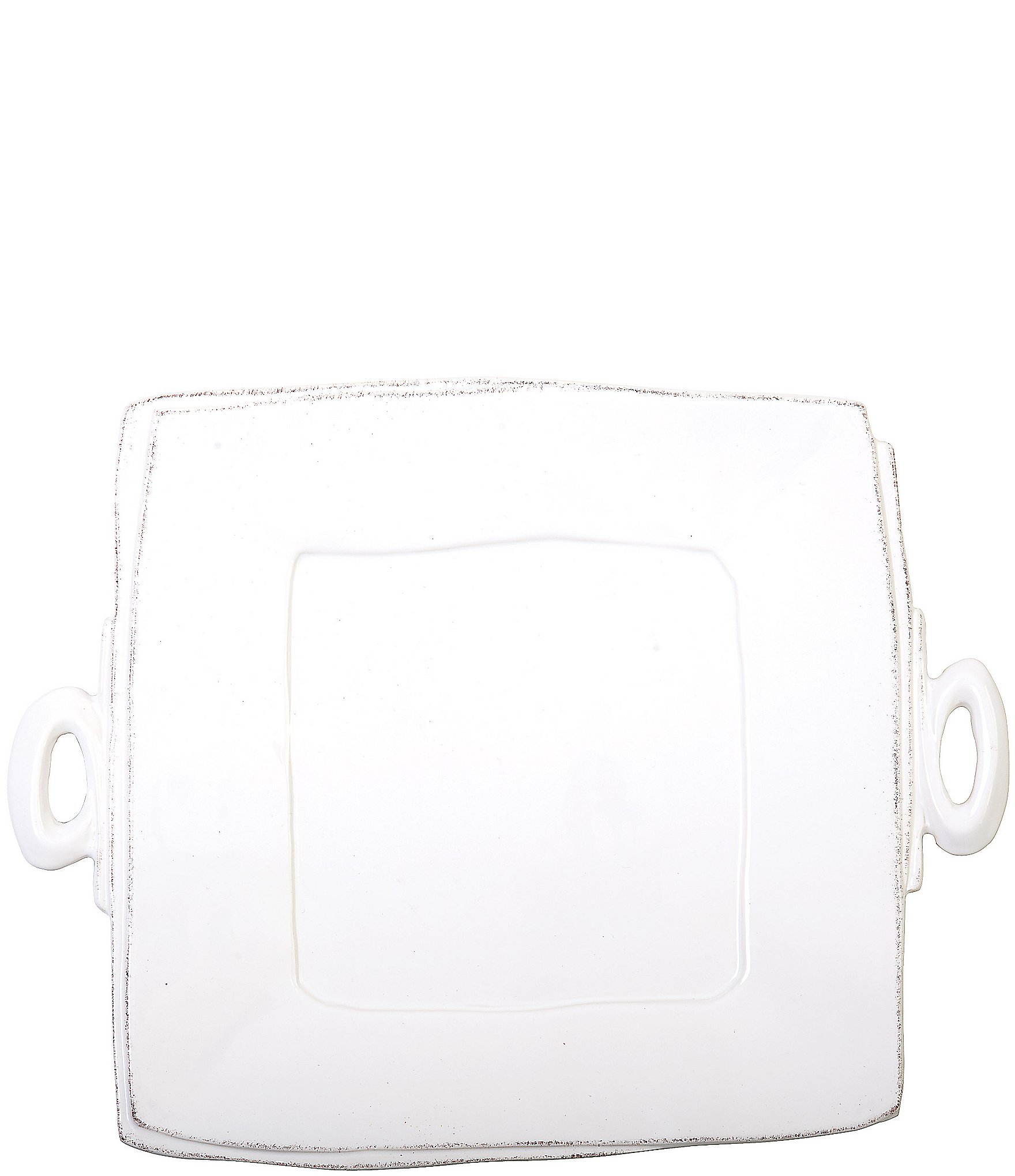 VIETRI Lastra Handled Square Platter
