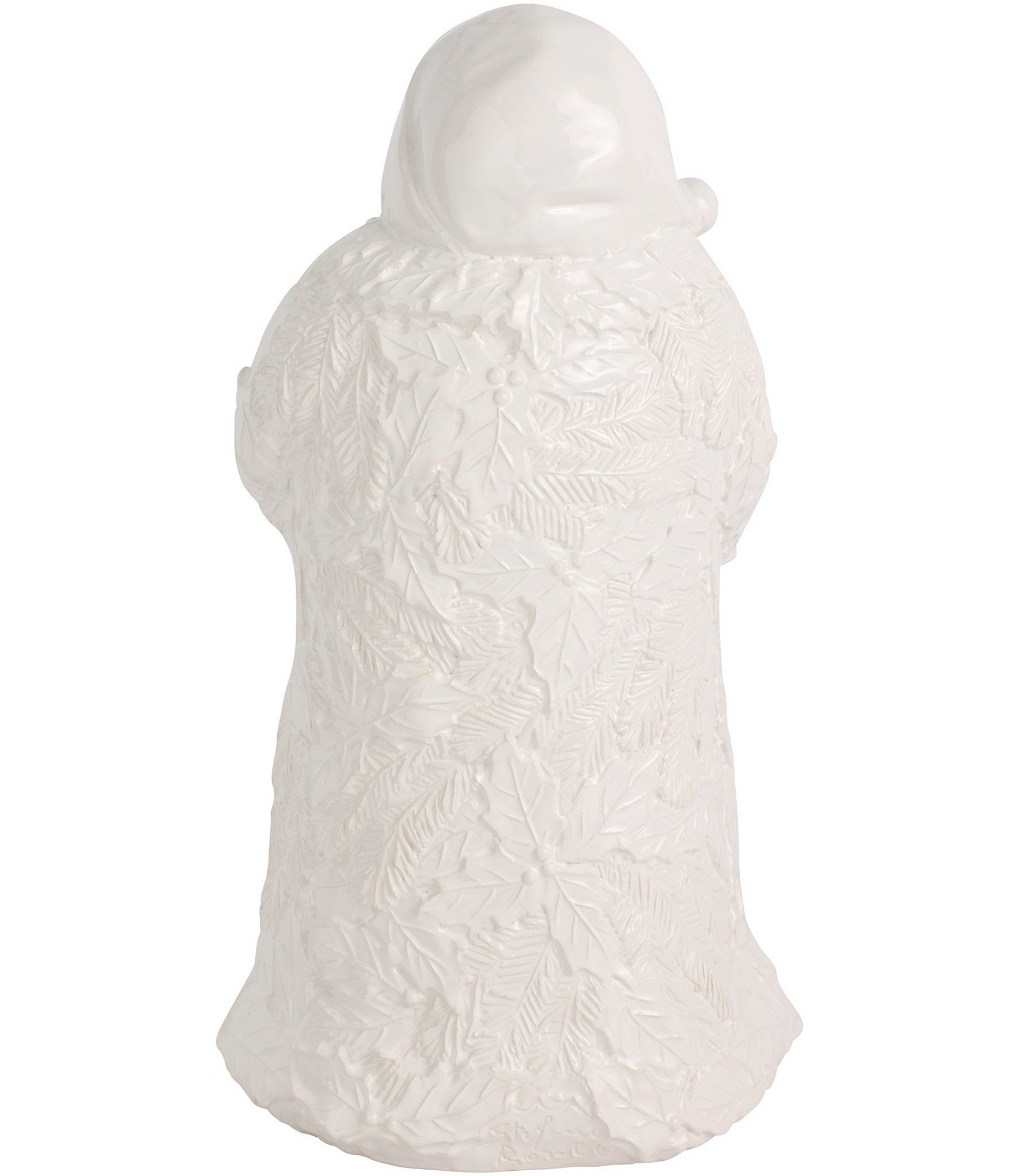 VIETRI Lastra Holiday Figural Santa with Foilage