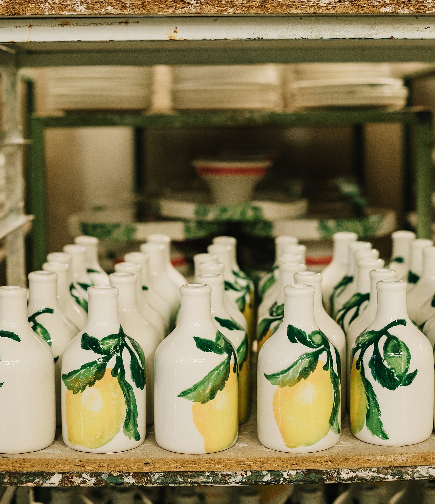 VIETRI Limoni Olive Oil Bottle