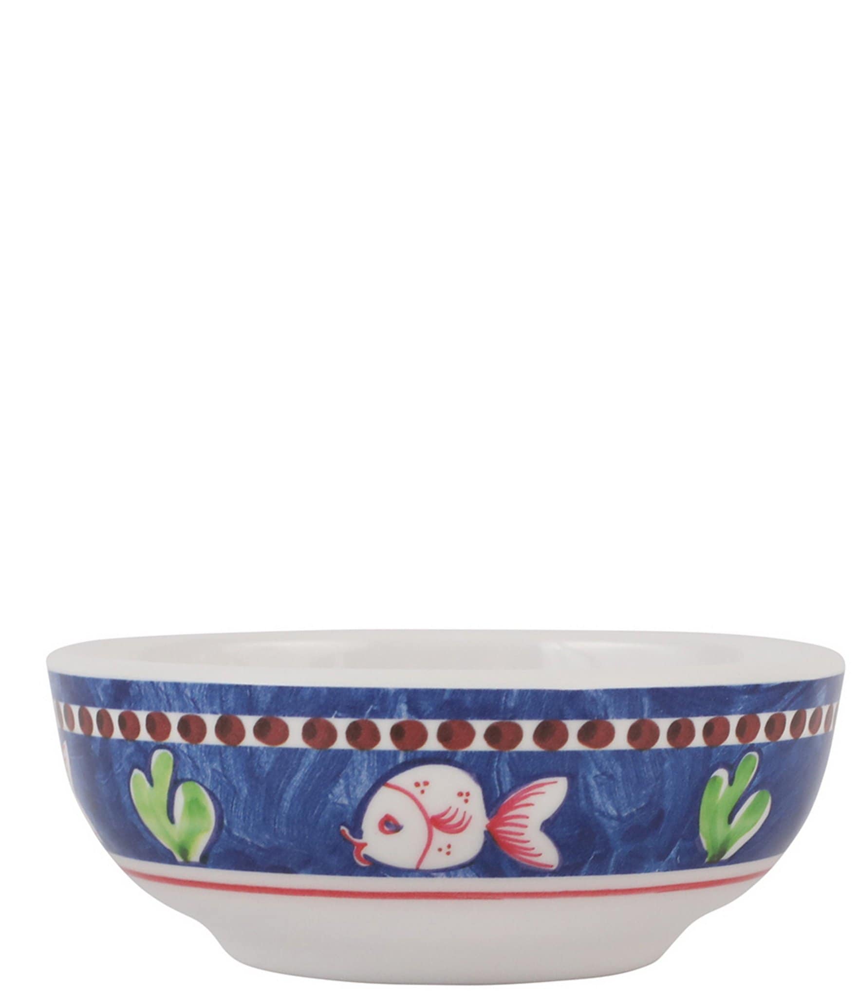 VIETRI Melamine Campagna Pesce Fish Print Olive Oil Bowl