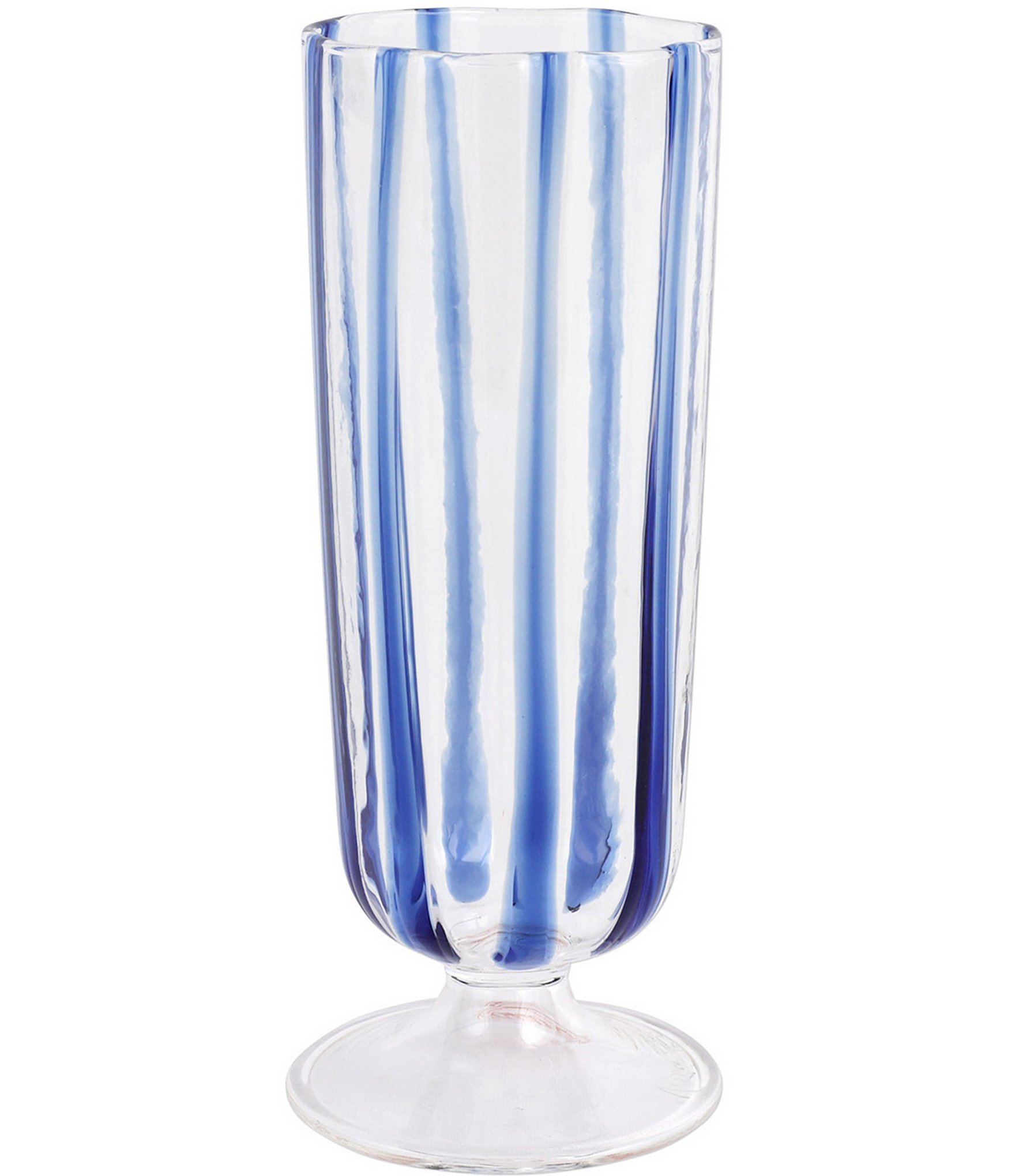 VIETRI Nuovo Stripe Champagne Glass