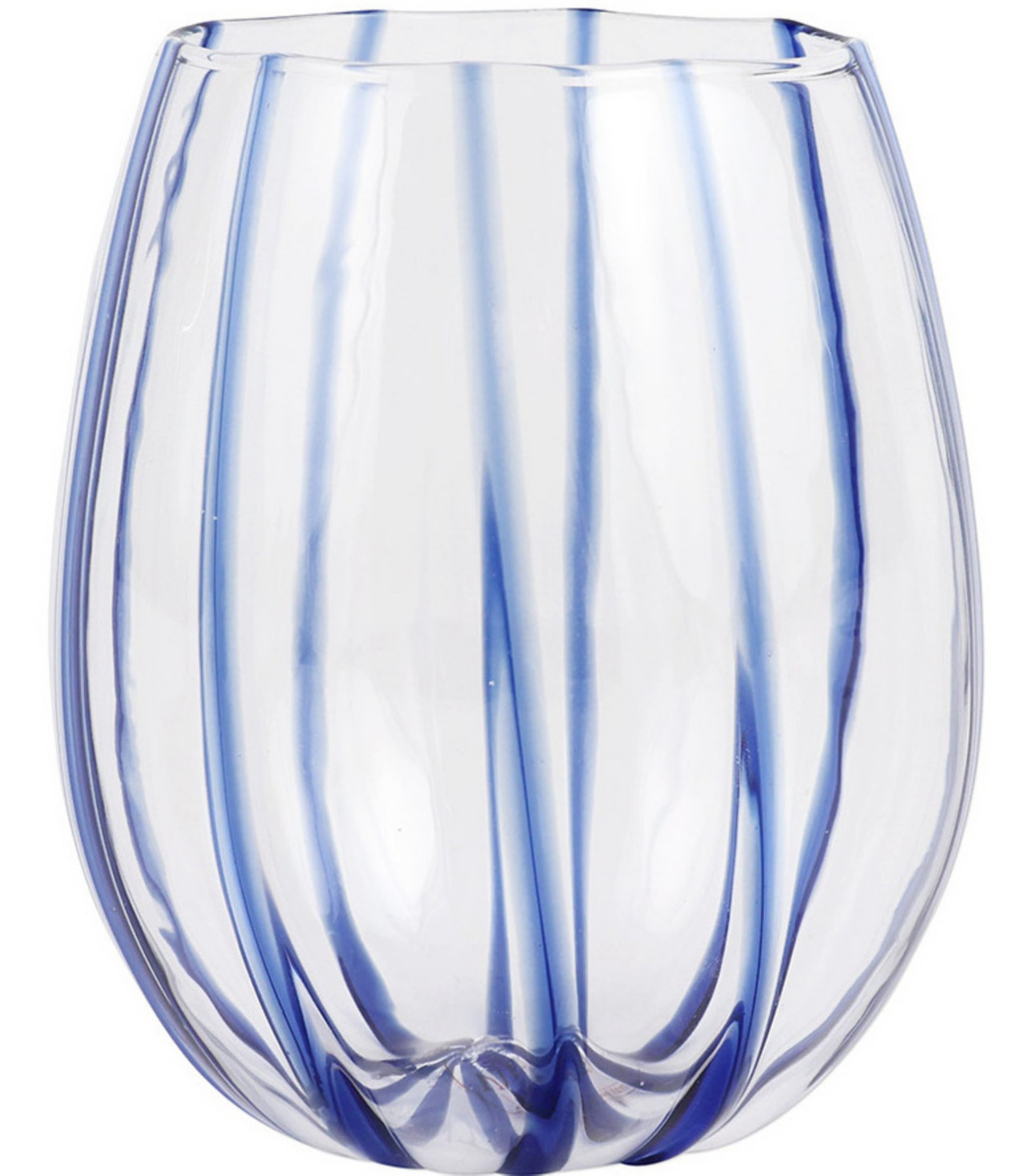 VIETRI Nuovo Stripe Stemless Wine Glass