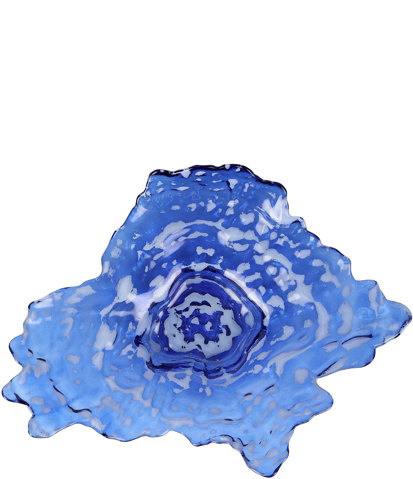 VIETRI Ostrica Glass Blue Large Decorative Platter | Dillard's