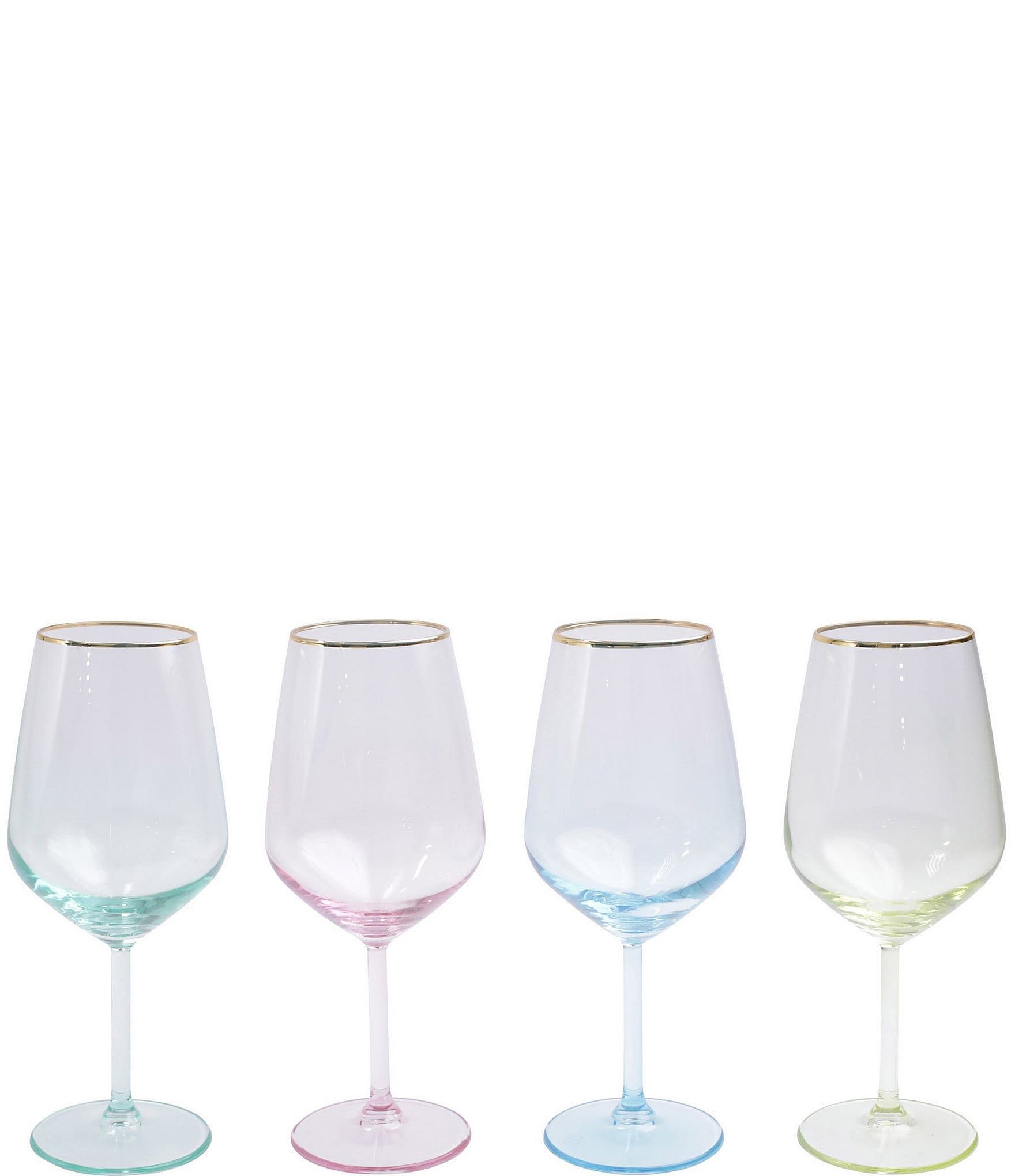 Viva by Vietri Rainbow Coupe Champagne Glass - Green