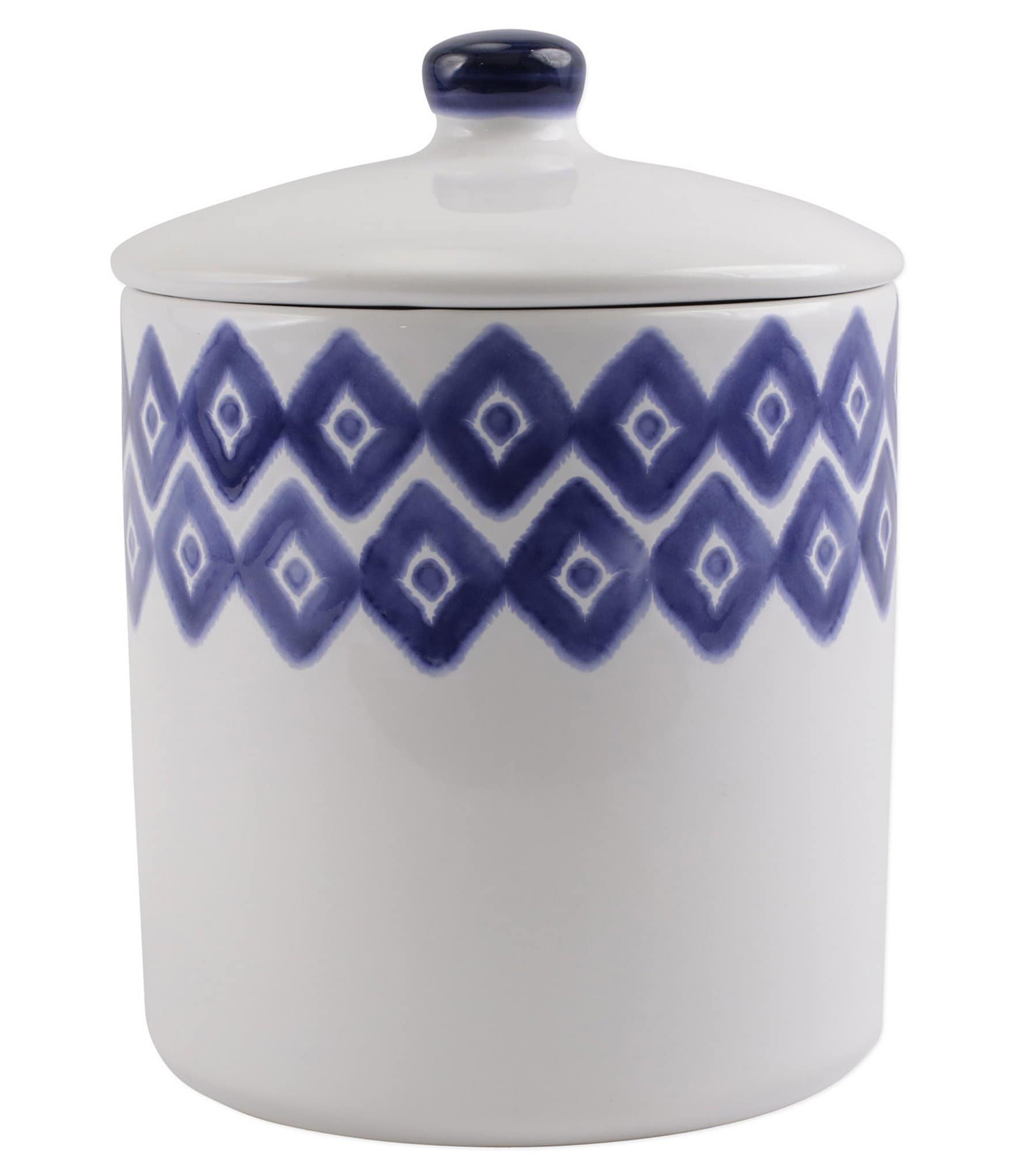 VIETRI Santorini Diamond Large Canister