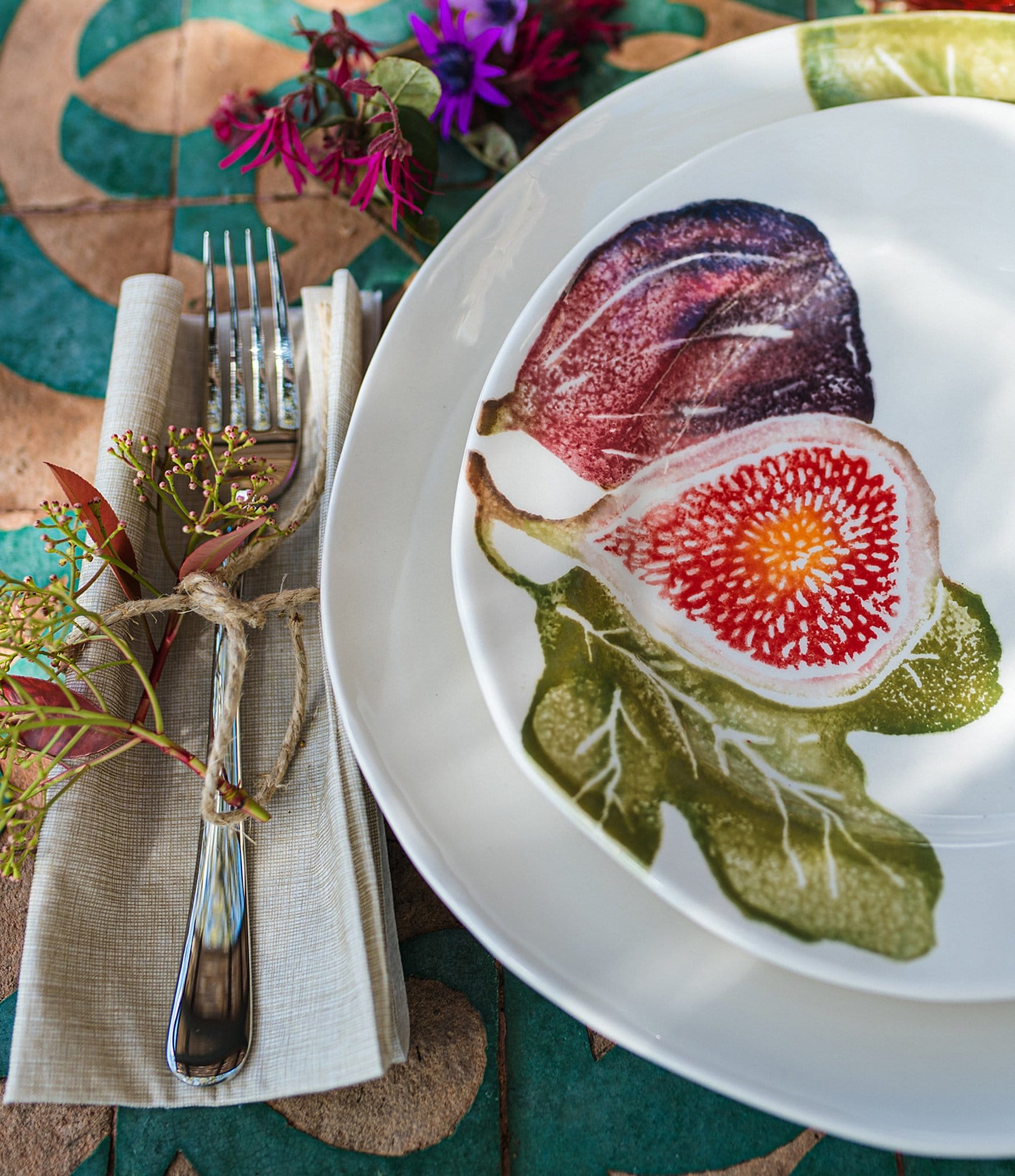 VIETRI Settimocielo Five-Piece Silver Place Setting