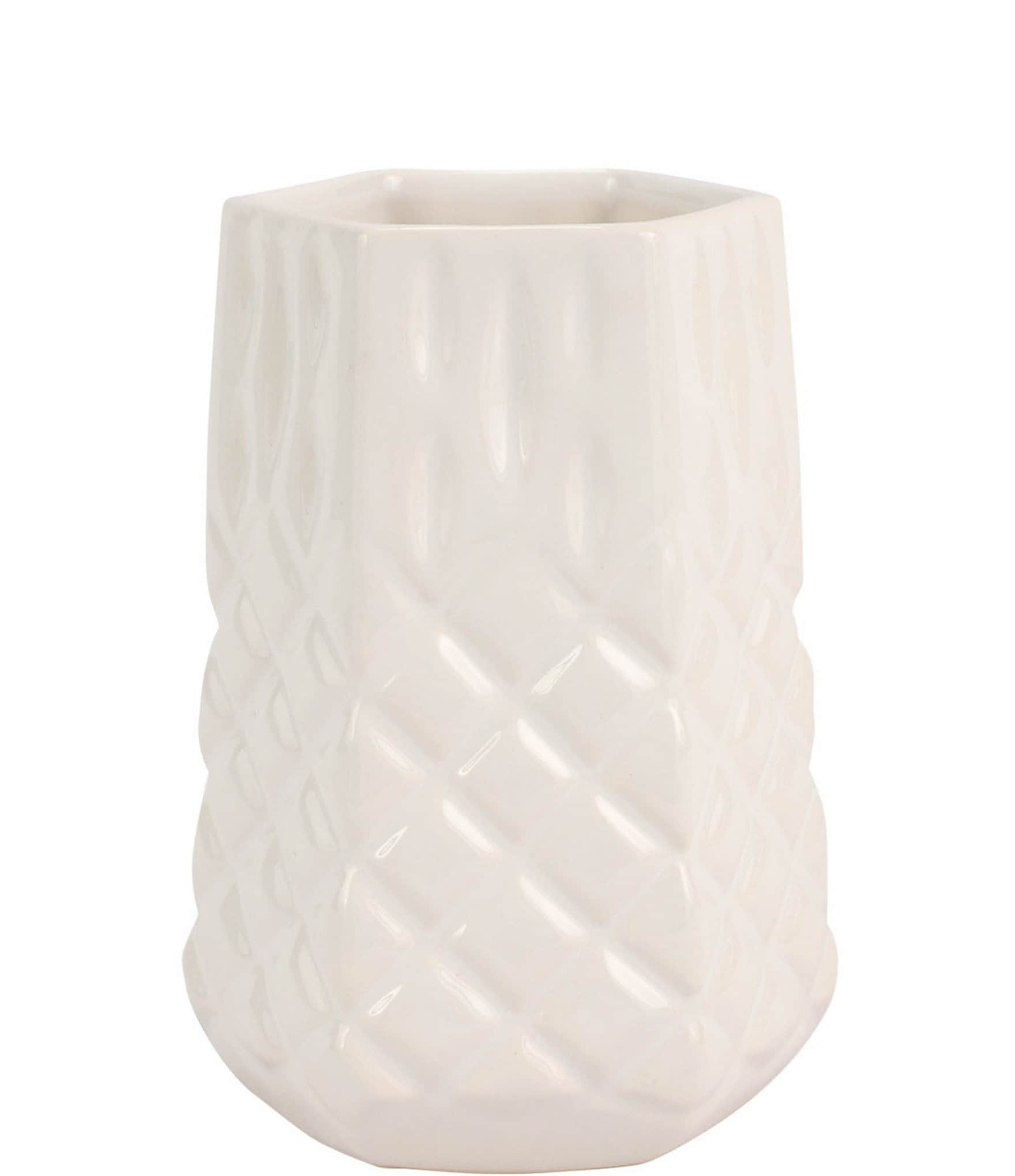 VIETRI Tessere Hexagonal Bud Vase