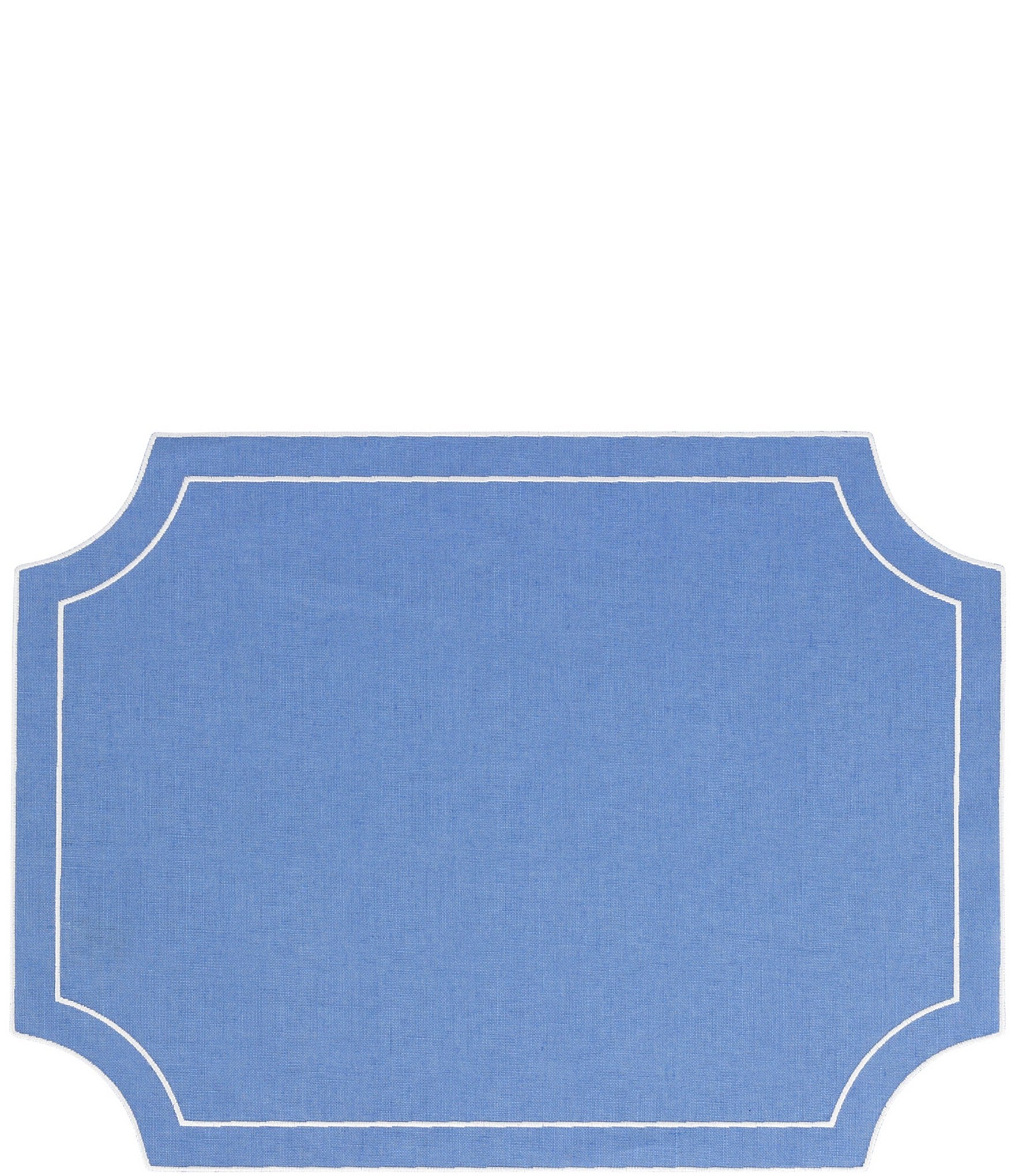 VIETRI Tessuti Rectangular Placemats with Stitching, Set of 4