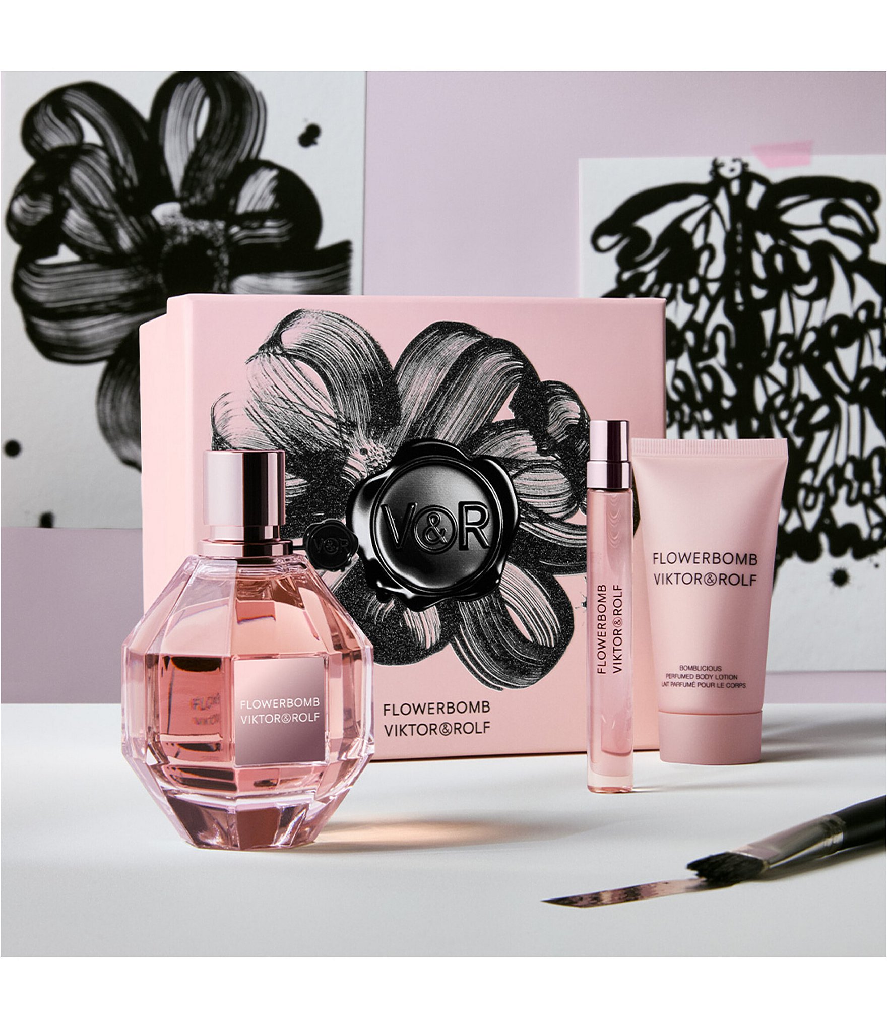 Viktor & Rolf Flowerbomb Eau de Parfum 3-Piece Gift Set