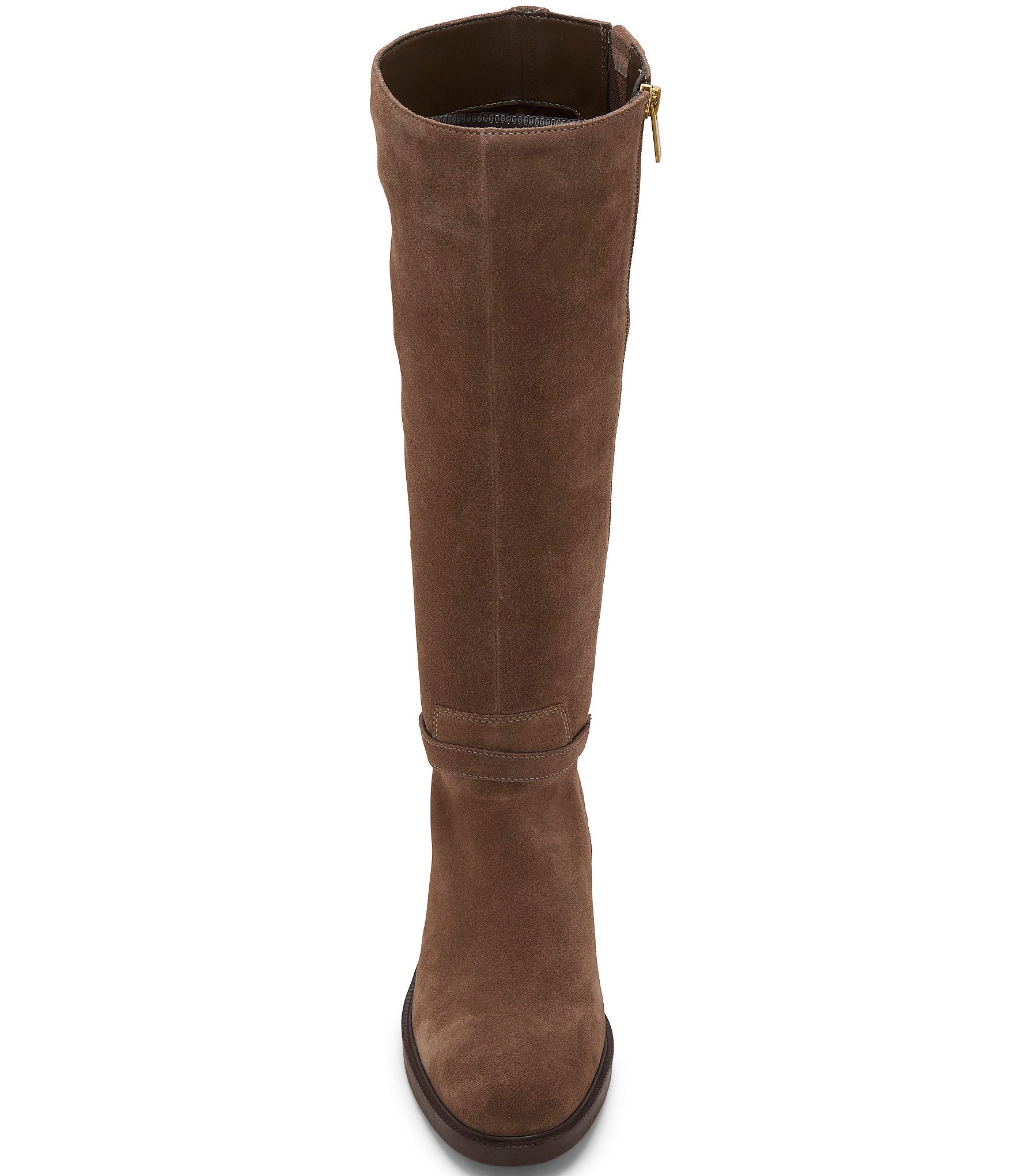 Vince Camuto Adria Suede Link Hardware Tall Riding Boots
