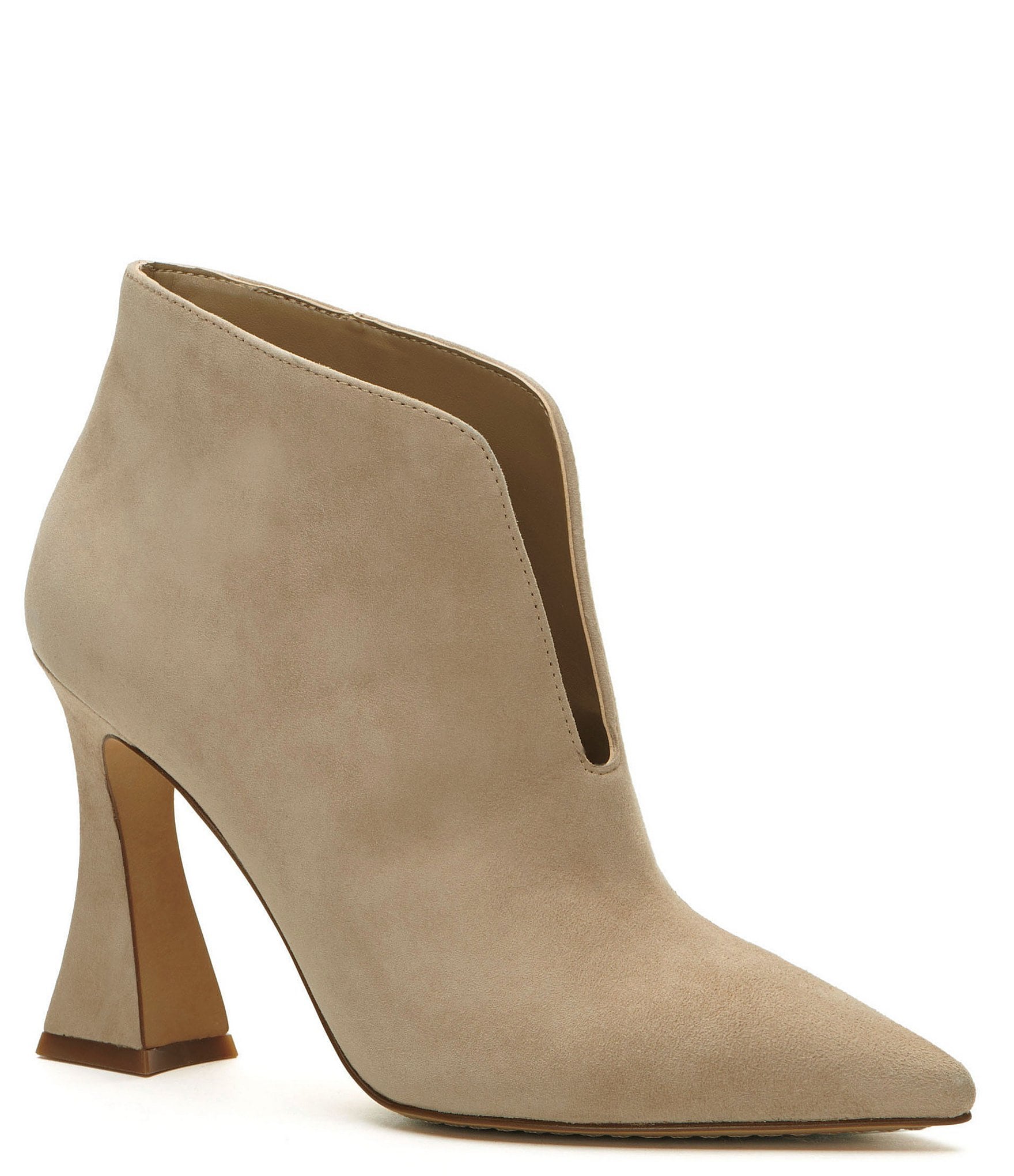 Vince Camuto Allost Leather/Suede Heeled Bootie - 20513573