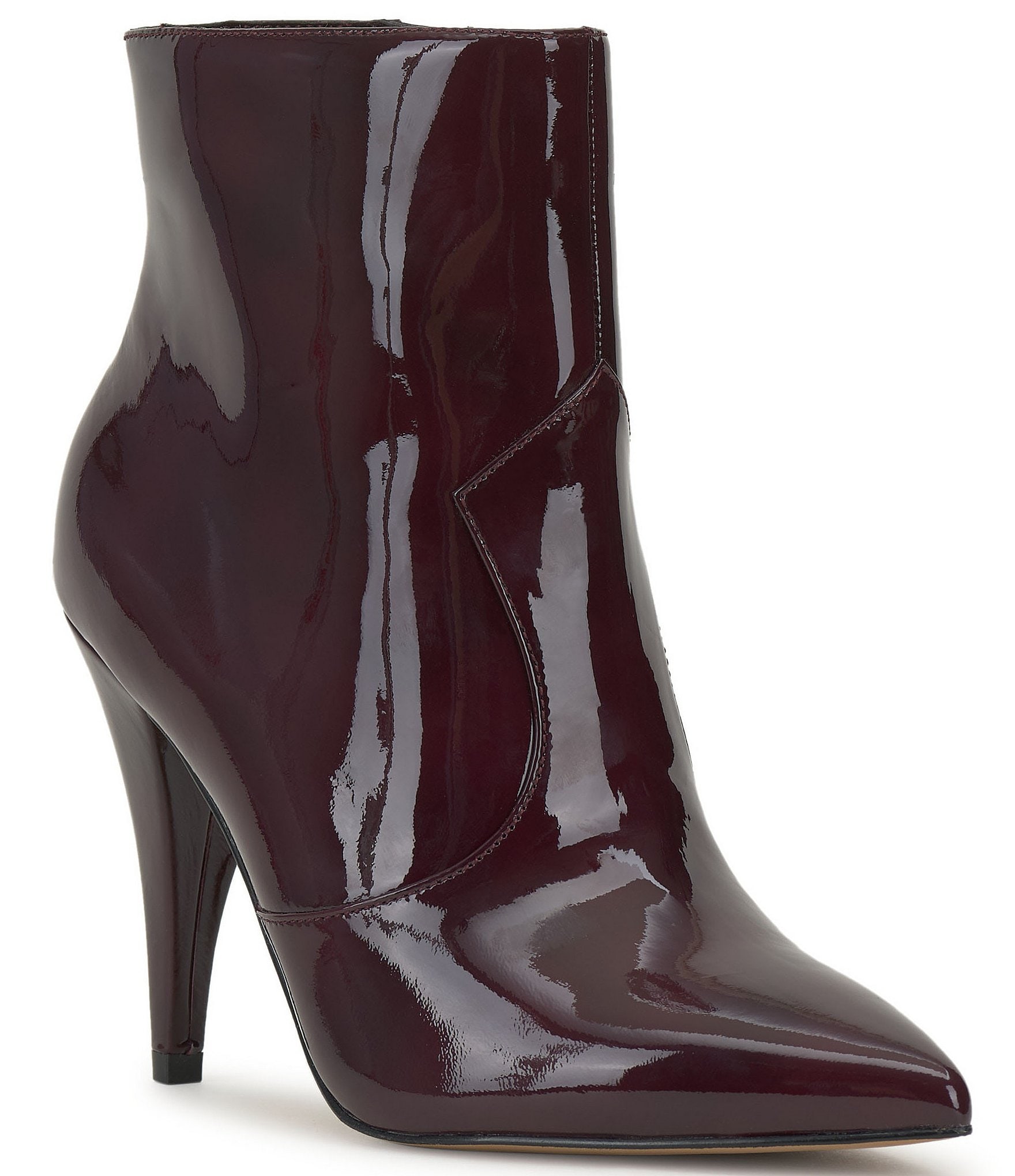 patent leather booties