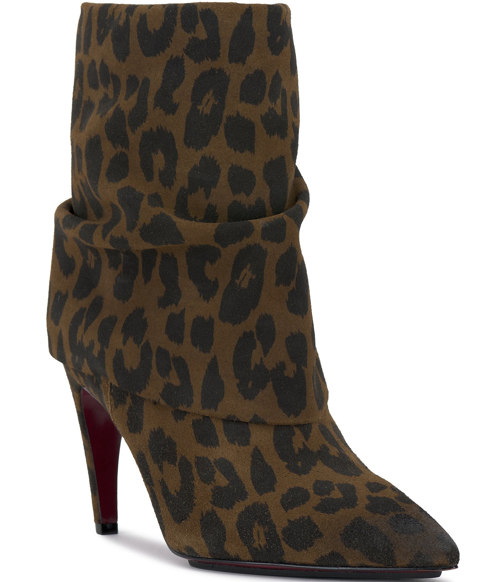 Vince Camuto Blaira Cheetah Suede Ankle Booties