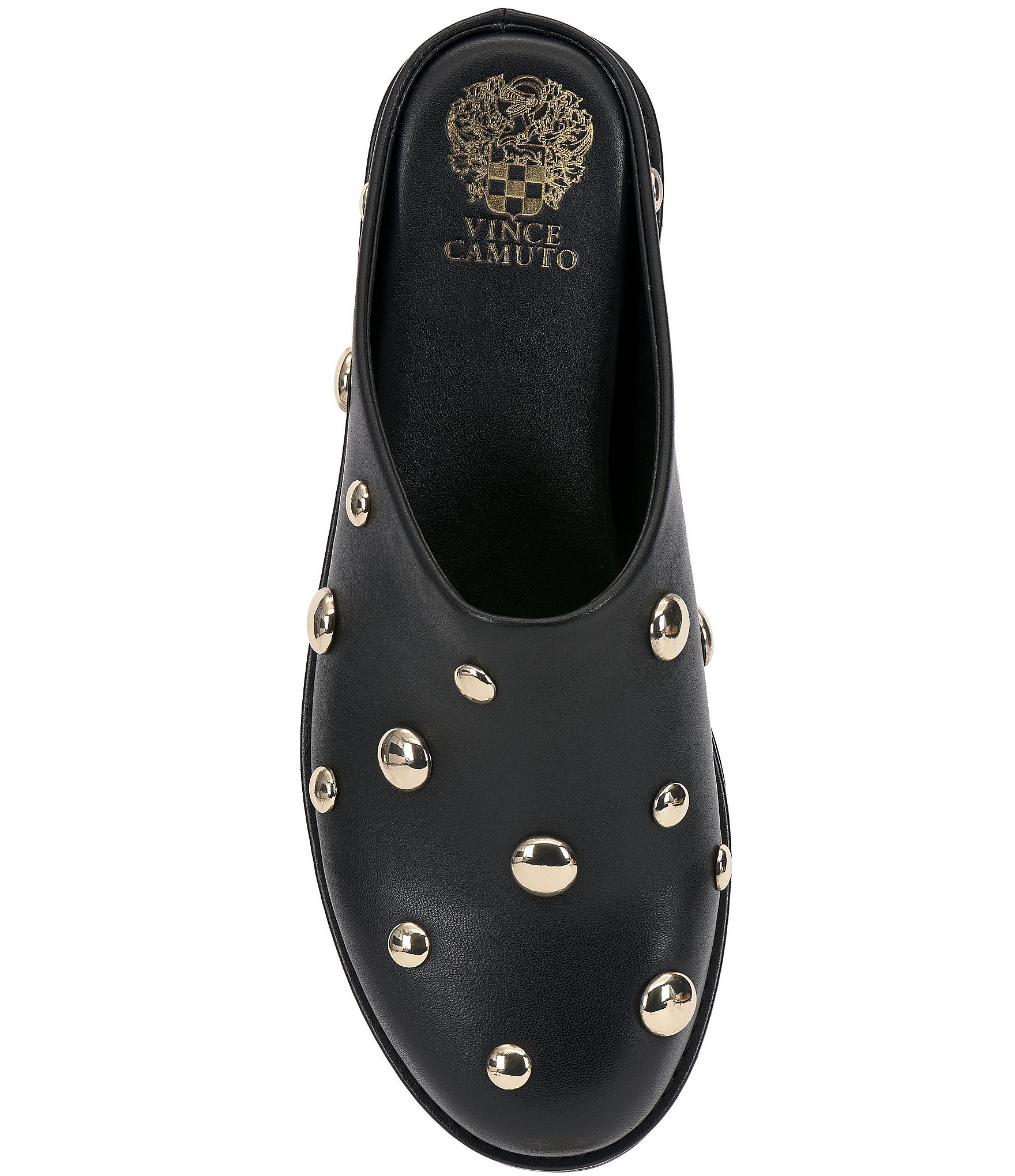 Vince Camuto Cassius Leather Studded Mules