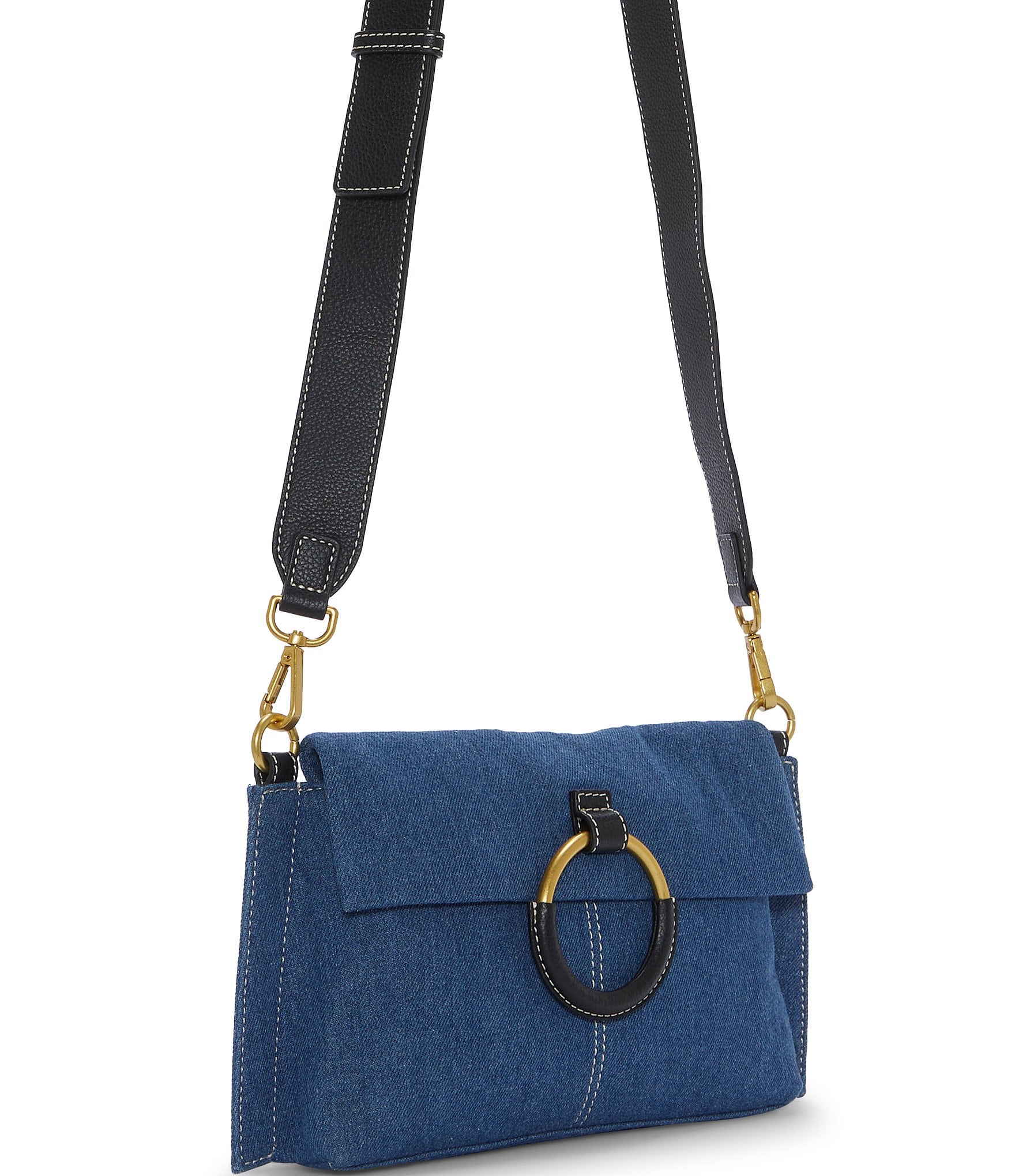 Vince Camuto Denim Livee Crossbody Bag