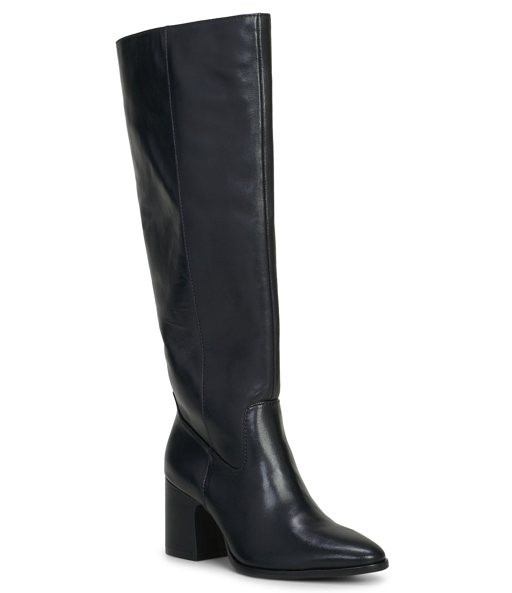 Vince Camuto Evronna Leather Tall Boots | Dillard's