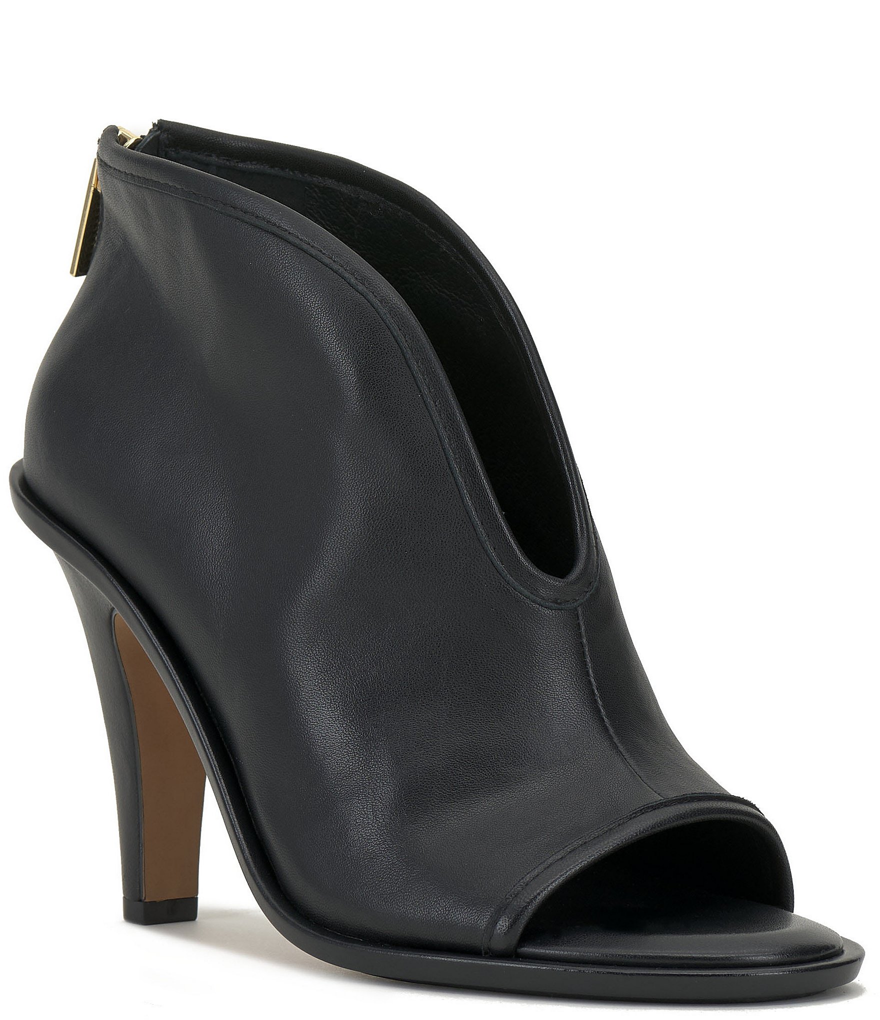 Vince Camuto Finaleigh Leather Heeled Shooties | Dillard's