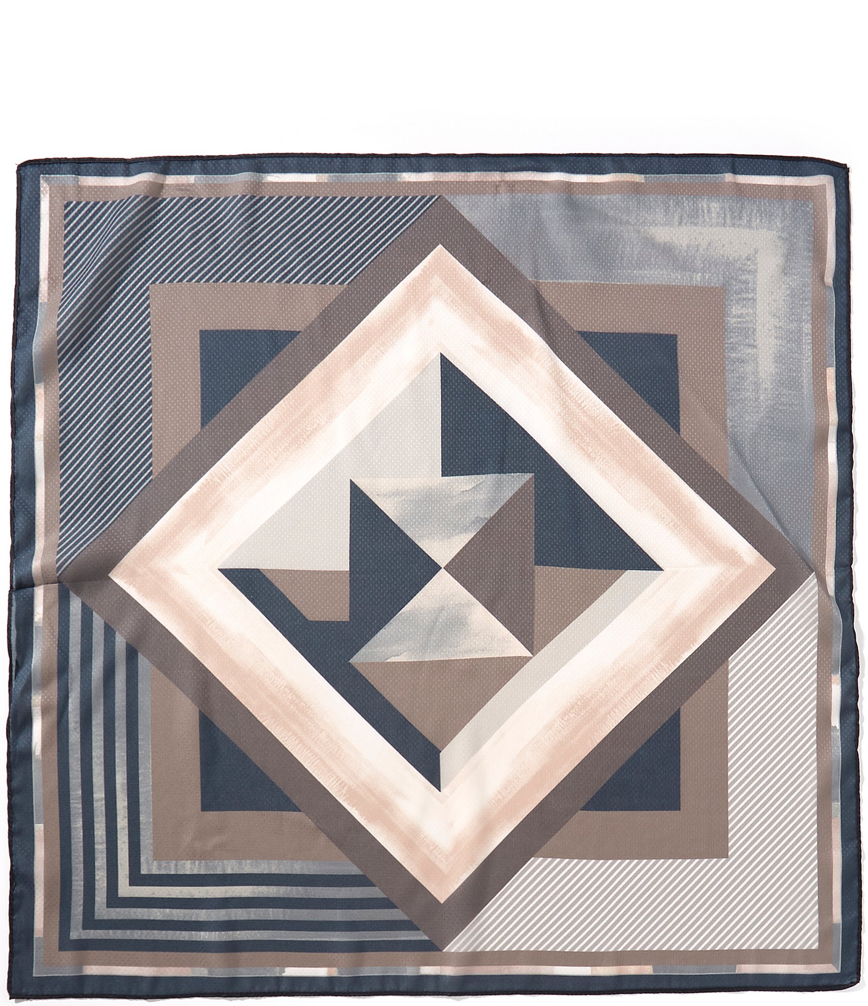 Vince Camuto Geometric Line Small Square Scarf