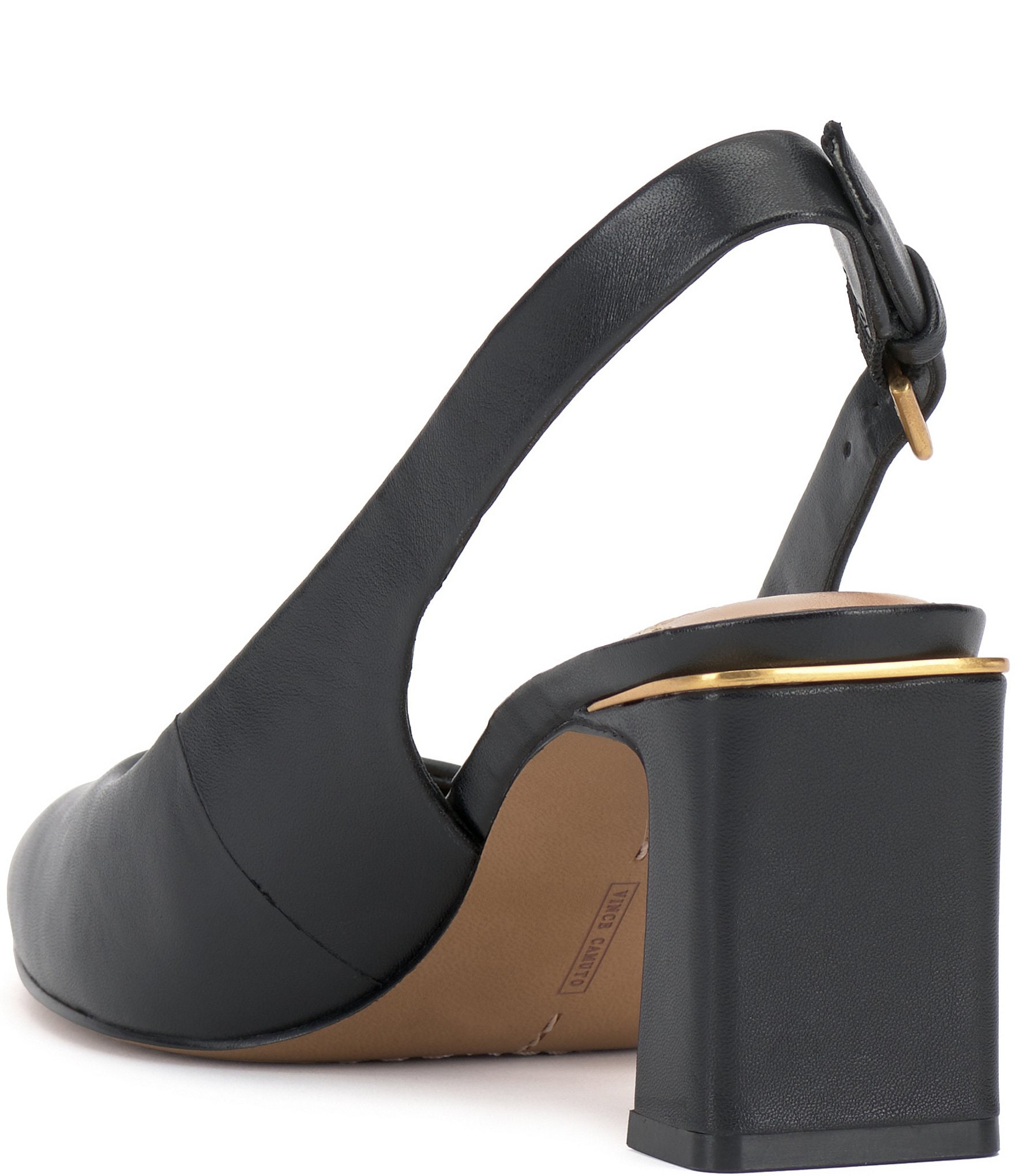 Vince Camuto Hamden Leather Slingback Pumps