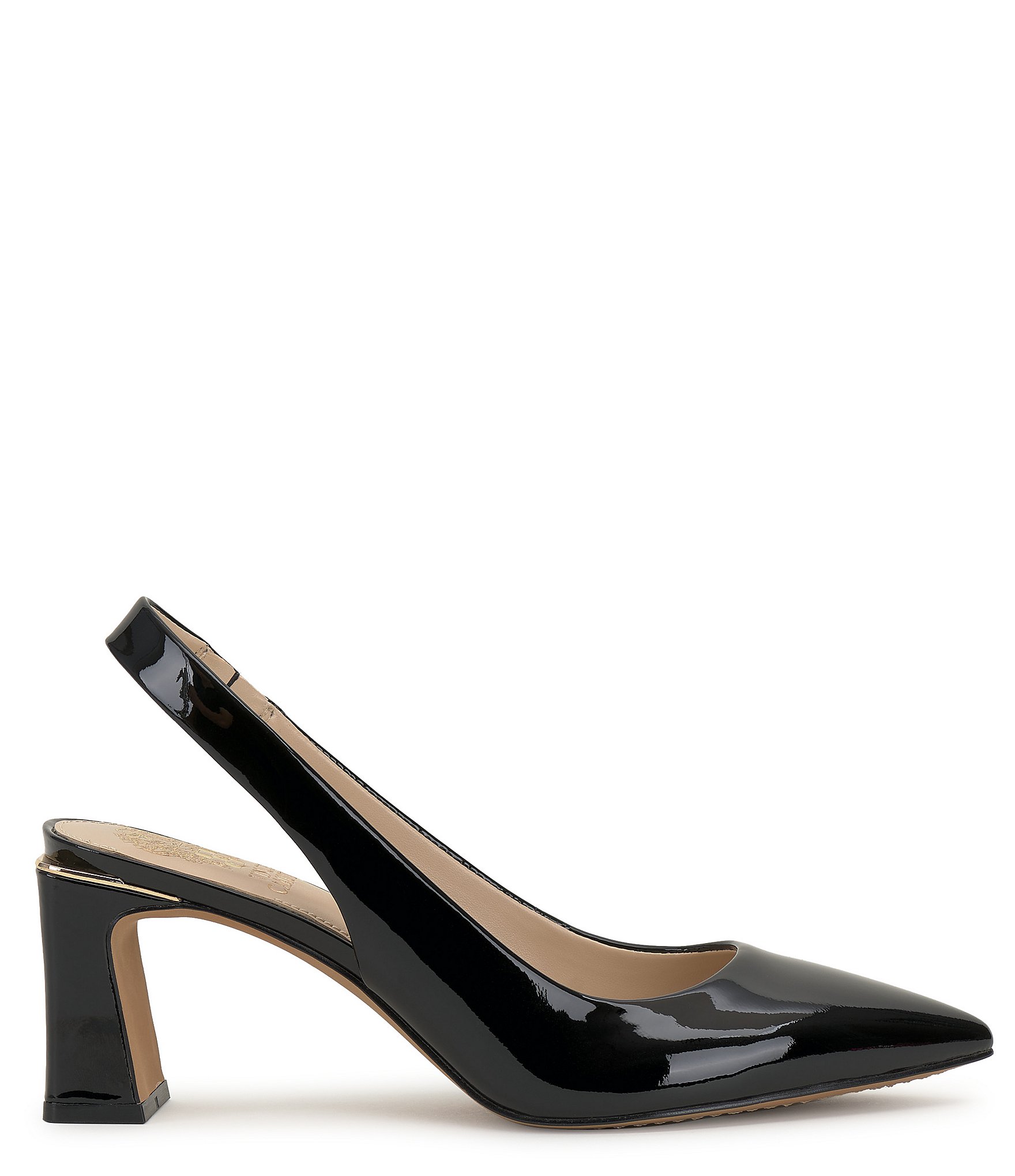 Vince Camuto Hamden Patent Leather Slingback Pumps