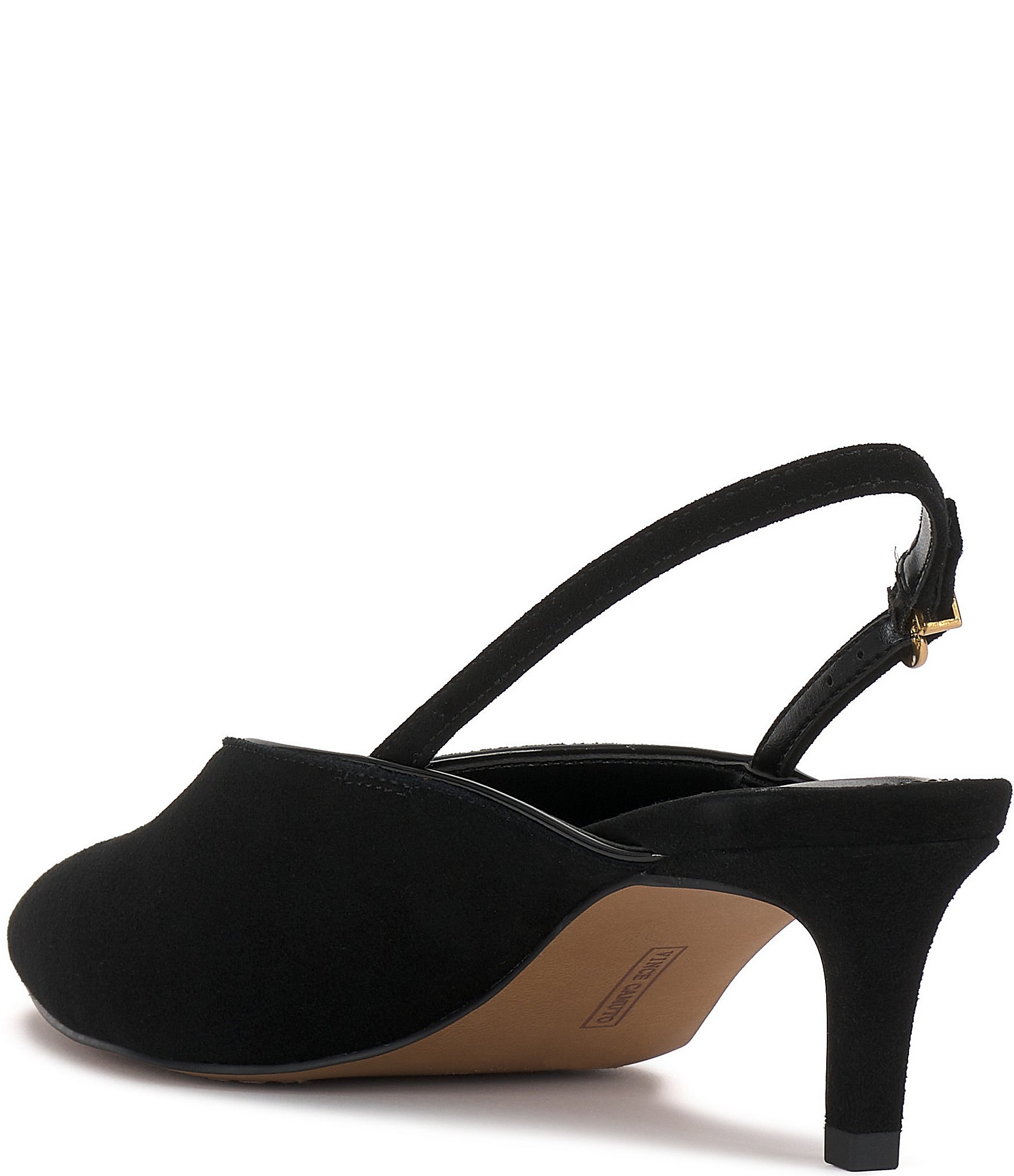 Vince Camuto Kylien Suede Slingback Kitten Heel Pumps