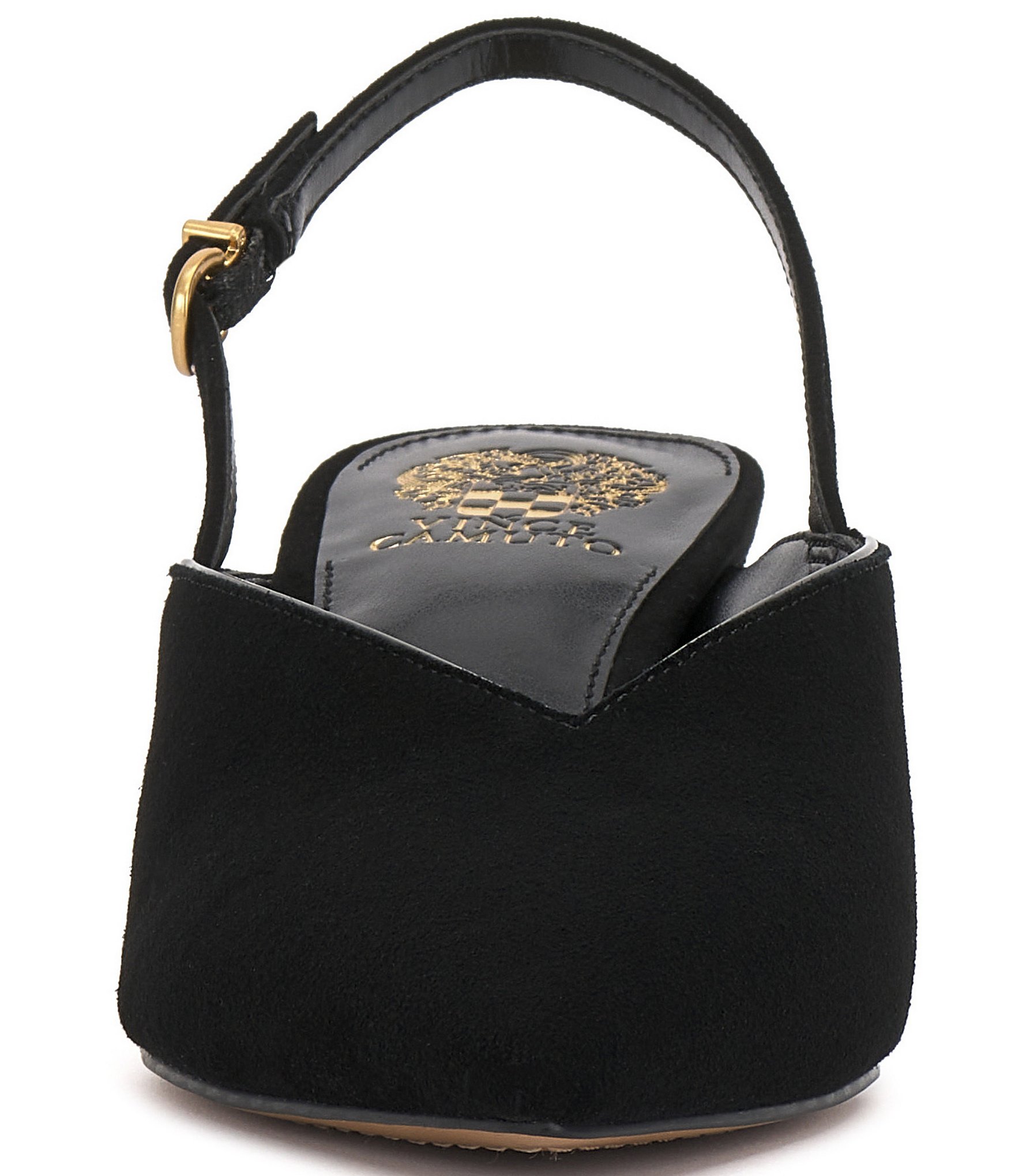 Vince Camuto Kylien Suede Slingback Kitten Heel Pumps