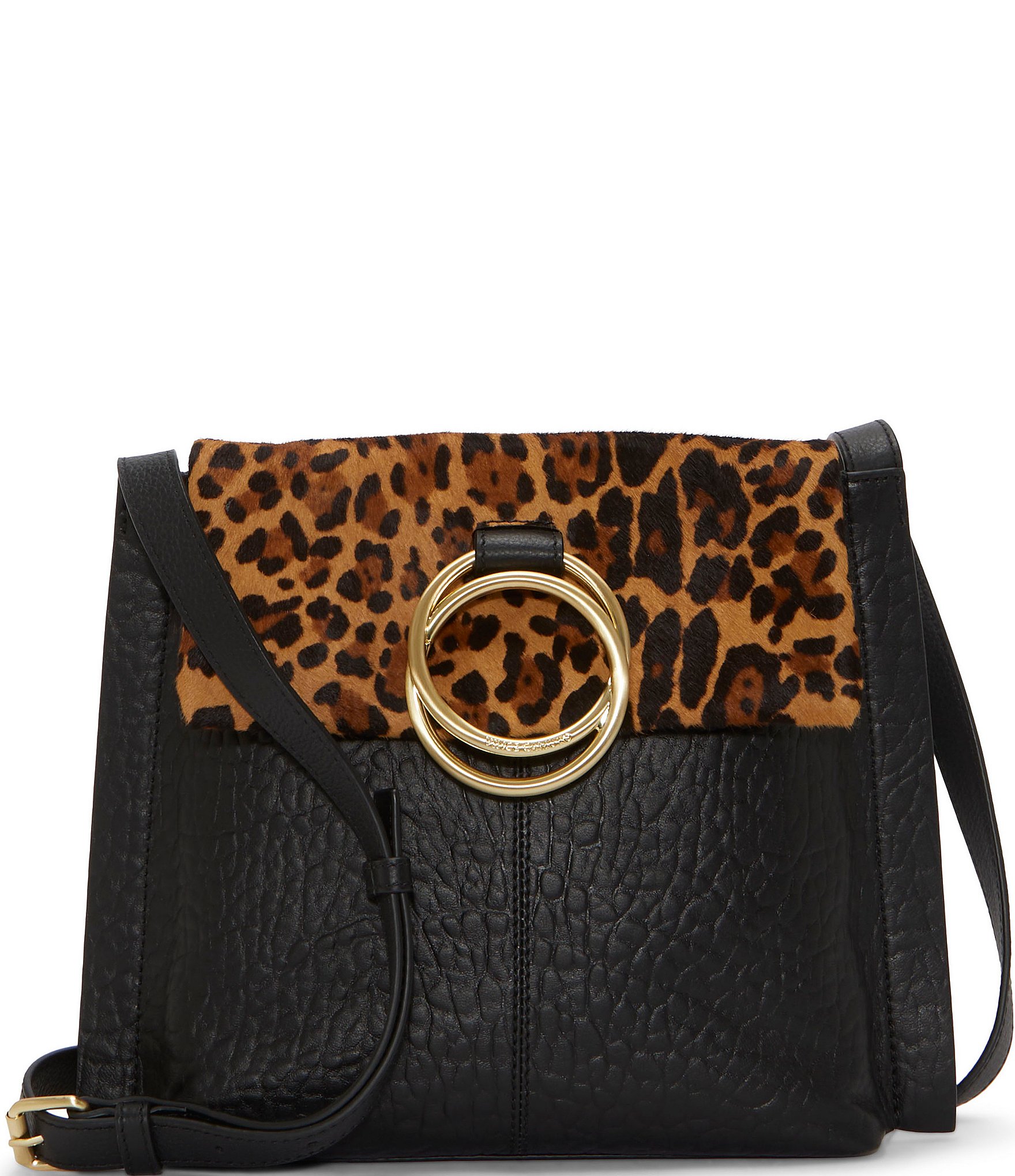 Vince Camuto Livy Leopard Crossbody Bag | Dillard's