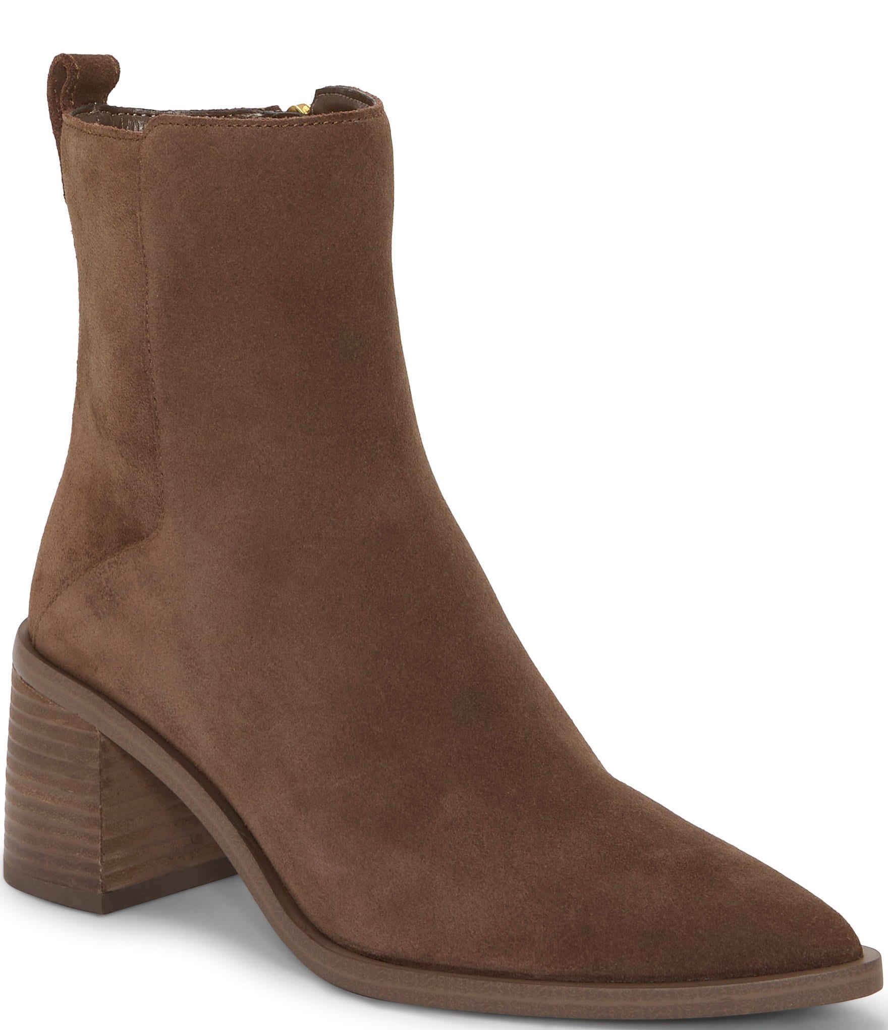 Vince Camuto Lorelai Suede Pointed Toe Booties