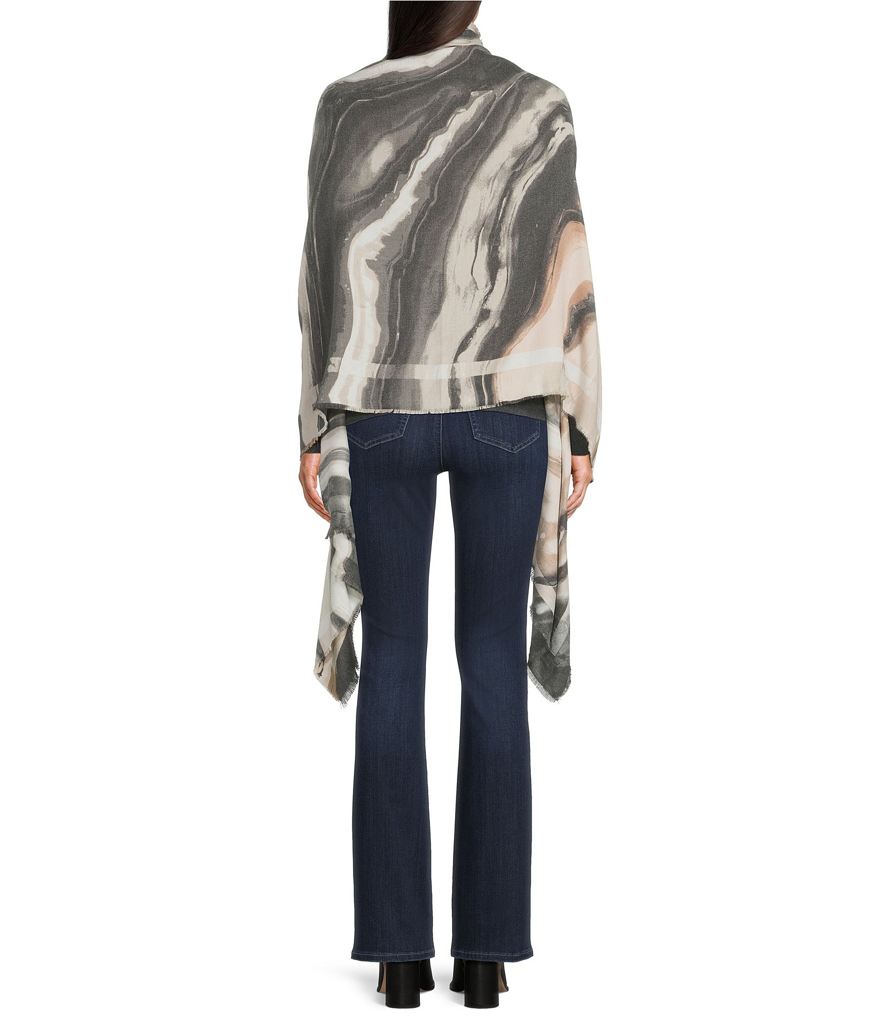 Vince Camuto Marble Wave Supersoft Scarf Wrap