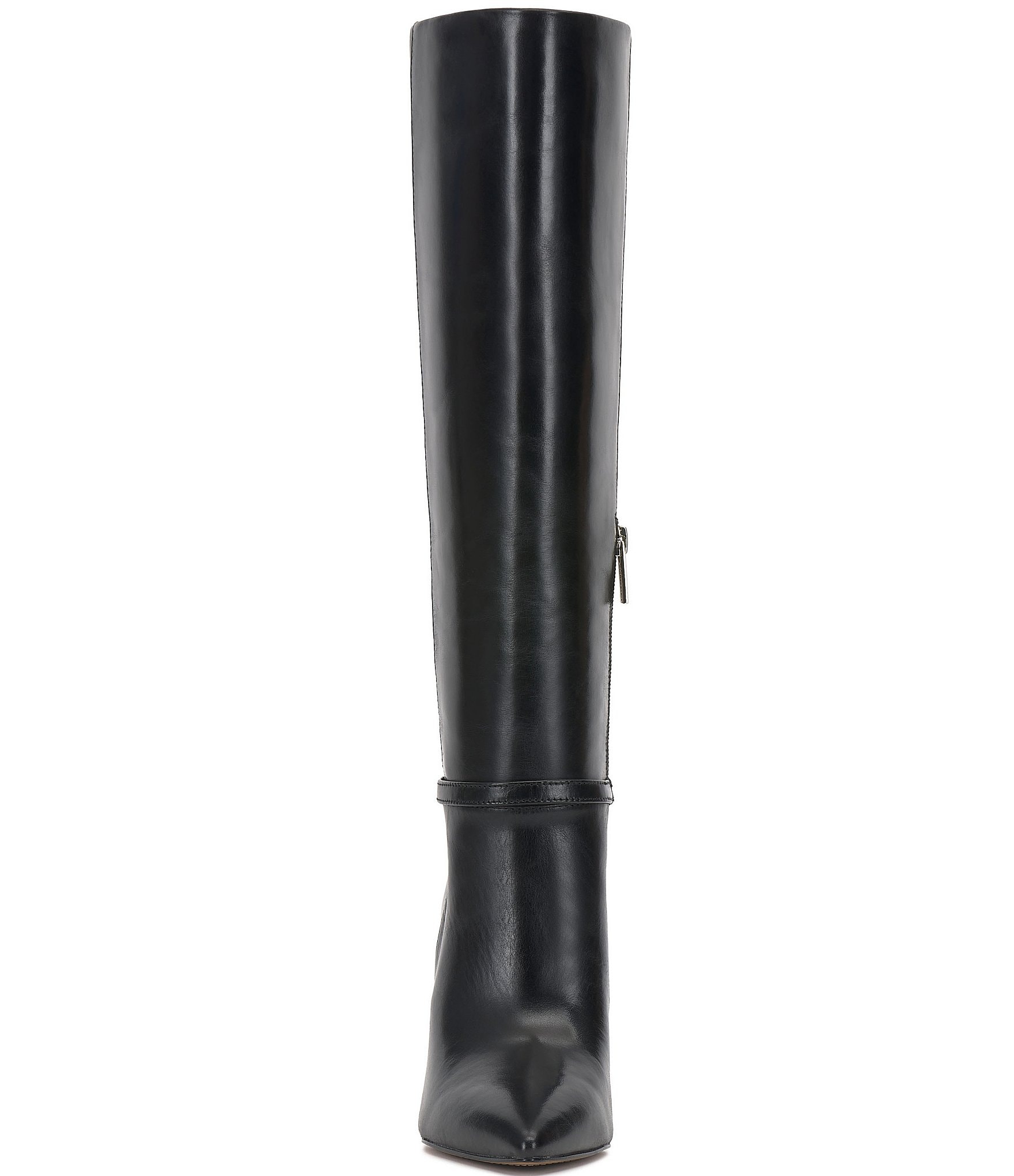 Vince Camuto Mirtha Leather Link Hardware Tall Stiletto Boots