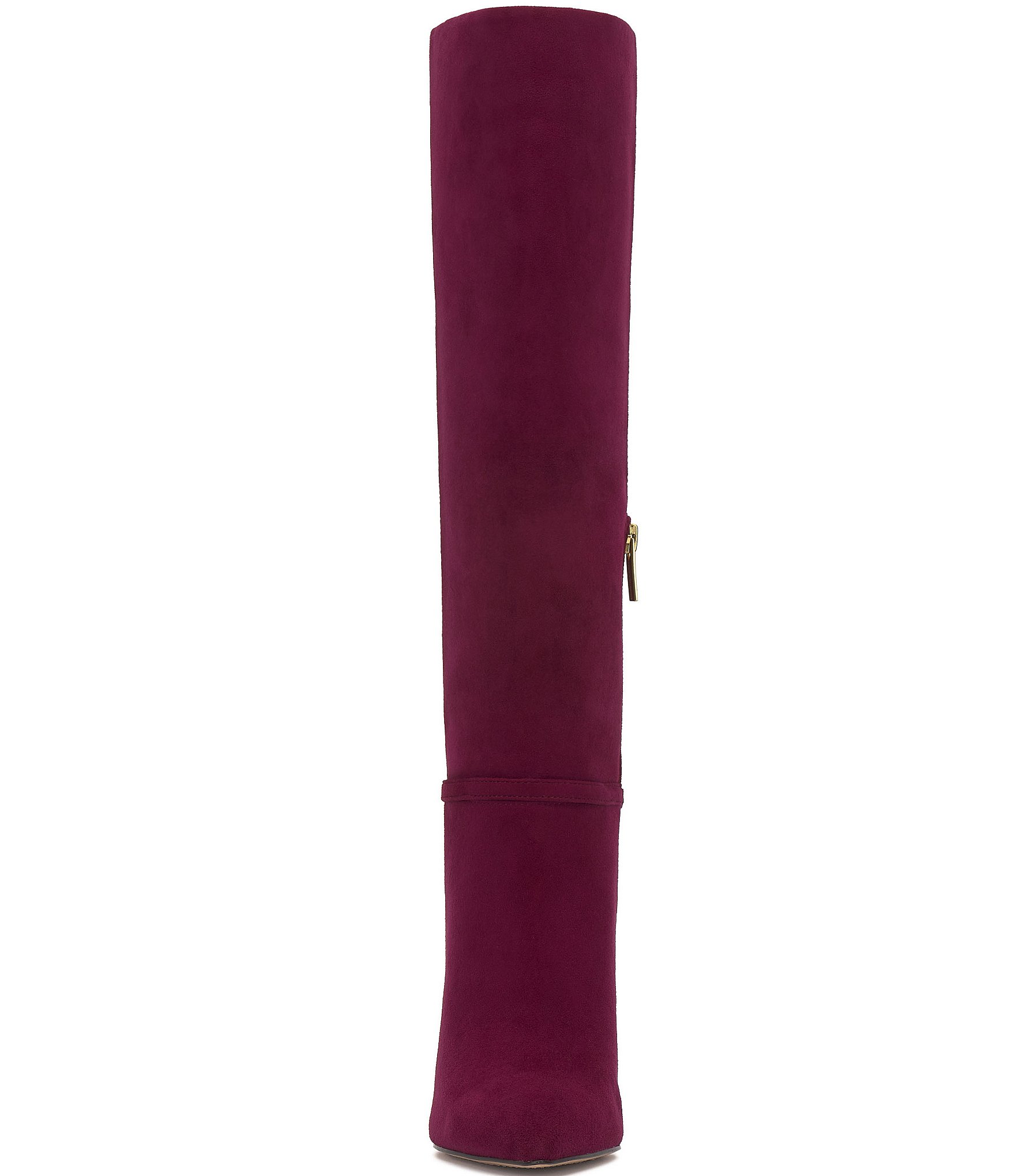 Vince Camuto Mirtha Suede Link Hardware Tall Stiletto Boots