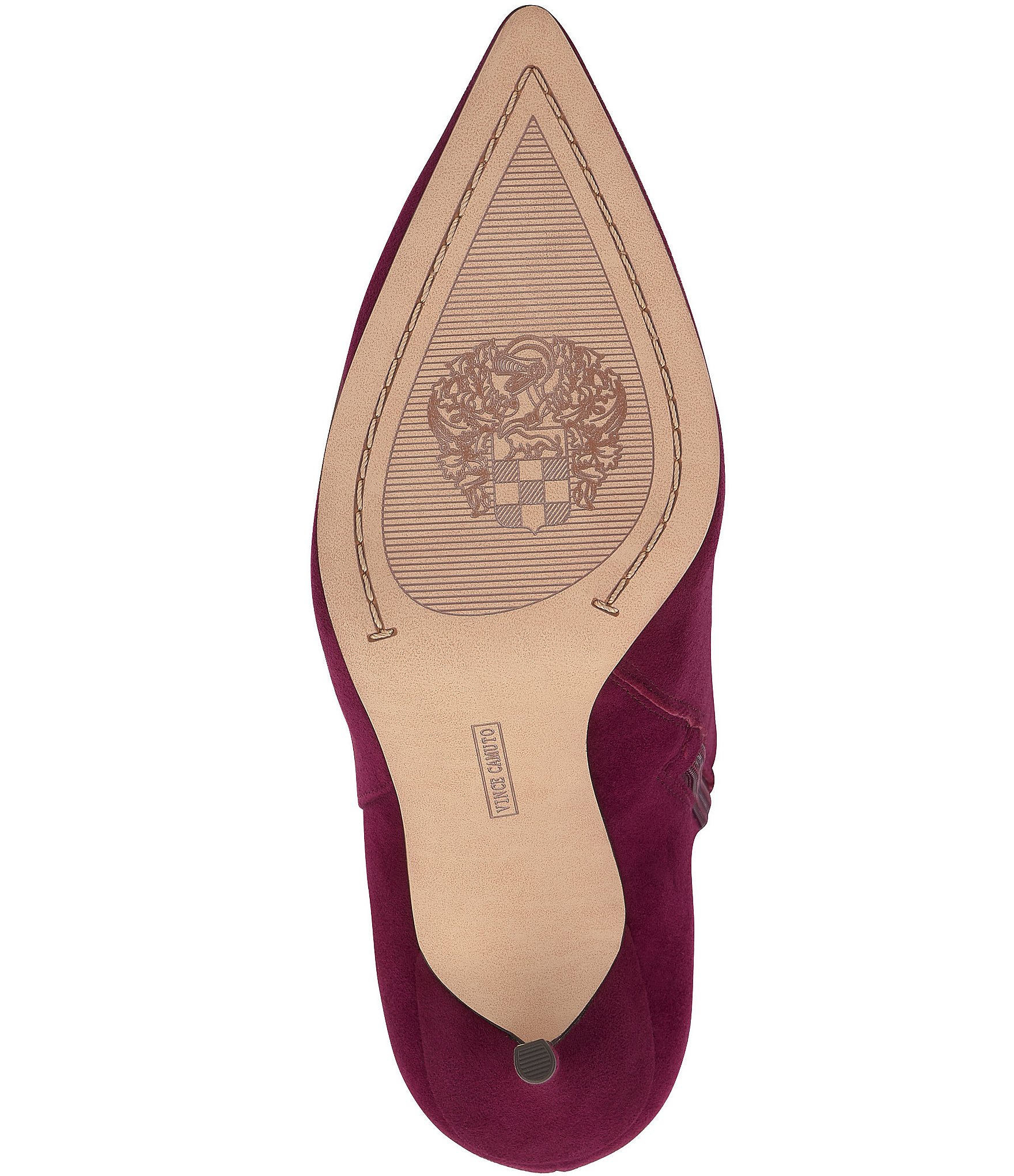 Vince Camuto Mirtha Suede Link Hardware Tall Stiletto Boots