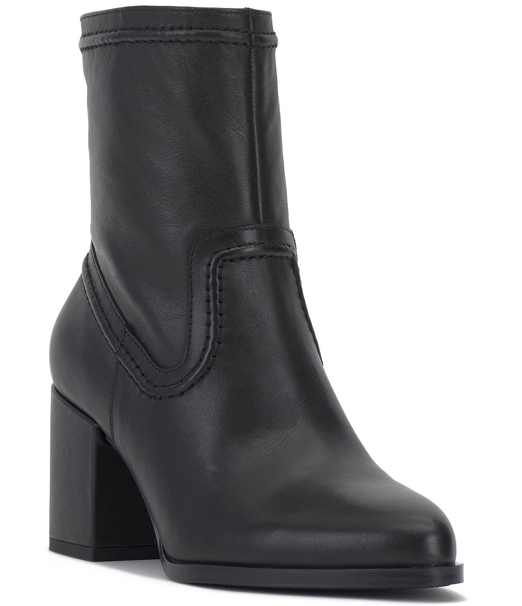 Vince Camuto Pailey Leather Booties | Dillard's