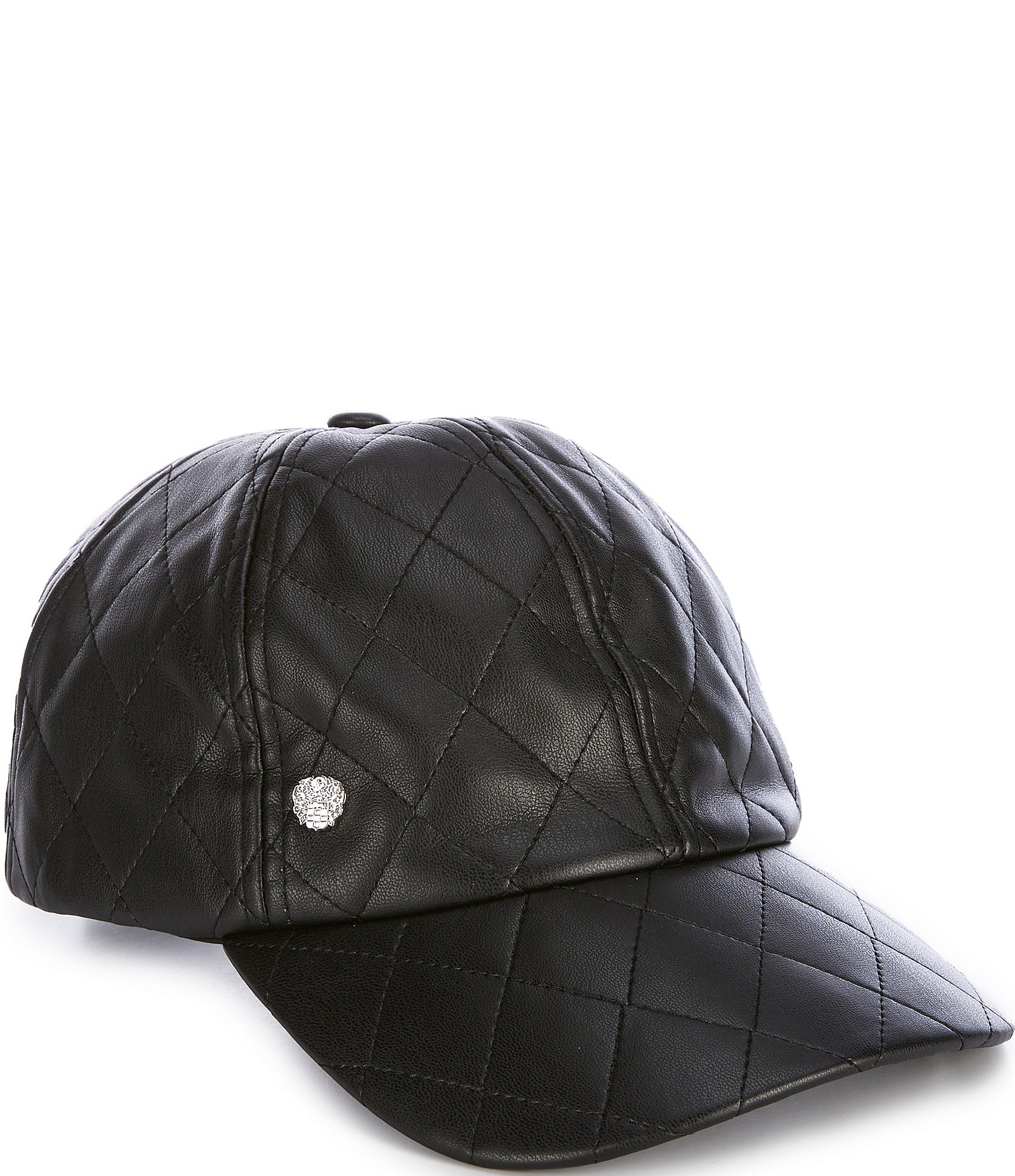 Vince Camuto Quilted Baseball Cap Black