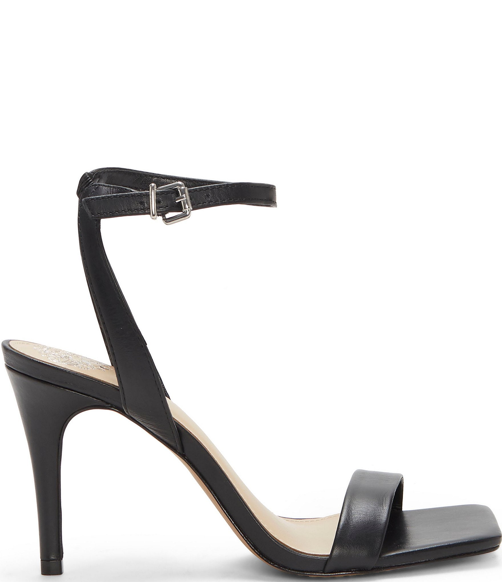 Vince Camuto Saprenda Leather Ankle Strap High Heel Sandals