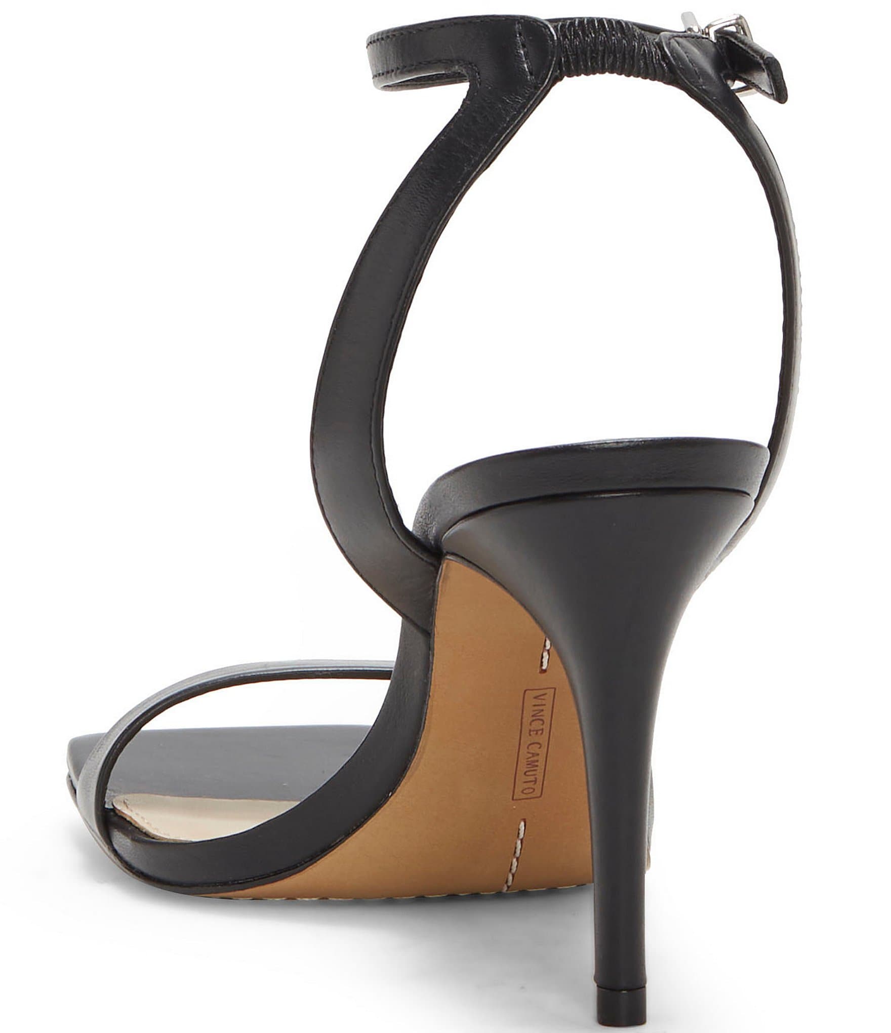 Vince Camuto Saprenda Leather Ankle Strap High Heel Sandals
