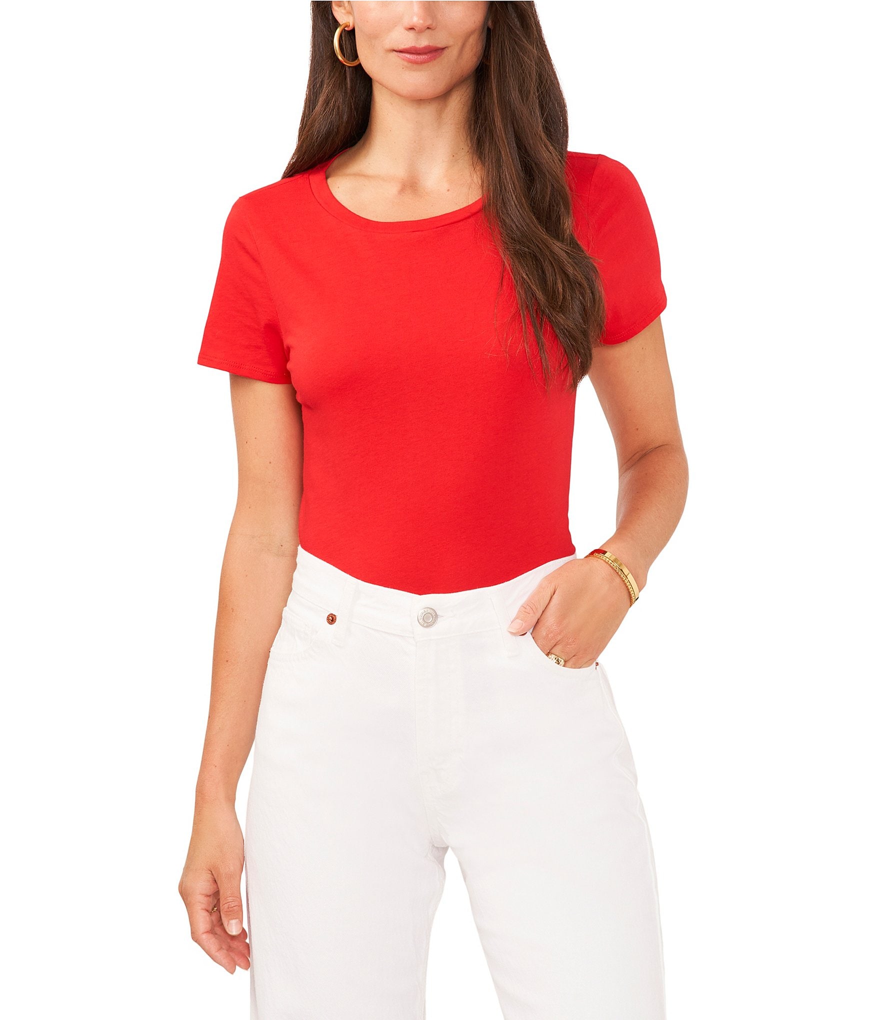 VINCE CAMUTO Tulip Sleeve Blouse