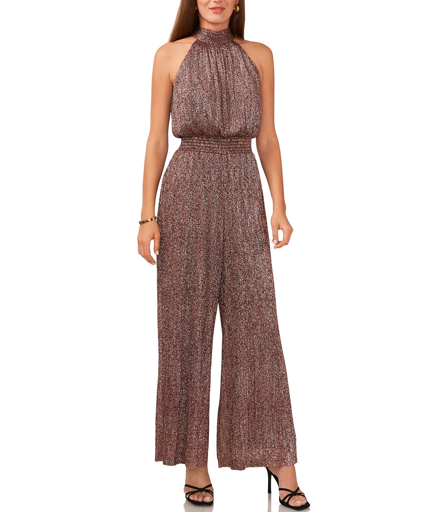 Vince store pleated jumpsuit