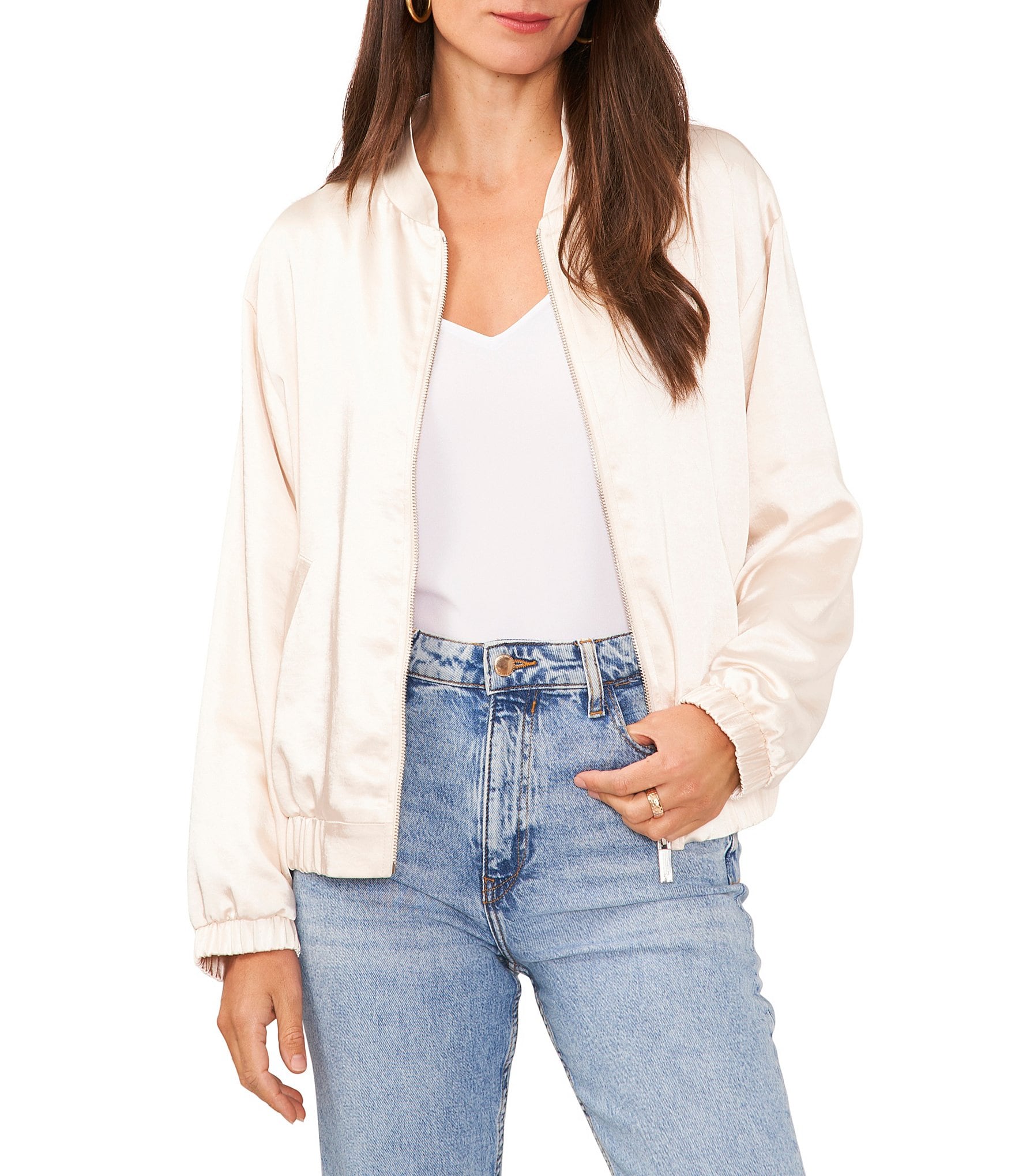 Vince camuto hooded down clearance bomber jacket