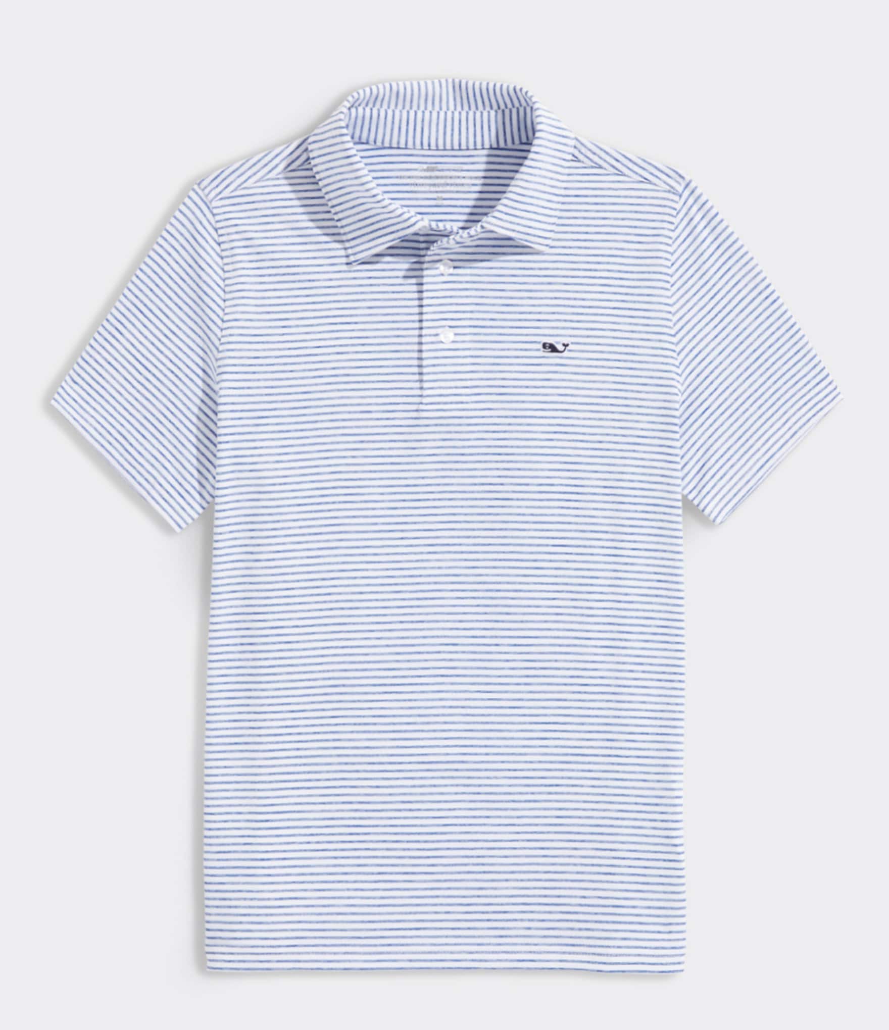 Vineyard Vines Big Boys Bradley Stripe Sankaty Polo Shirt