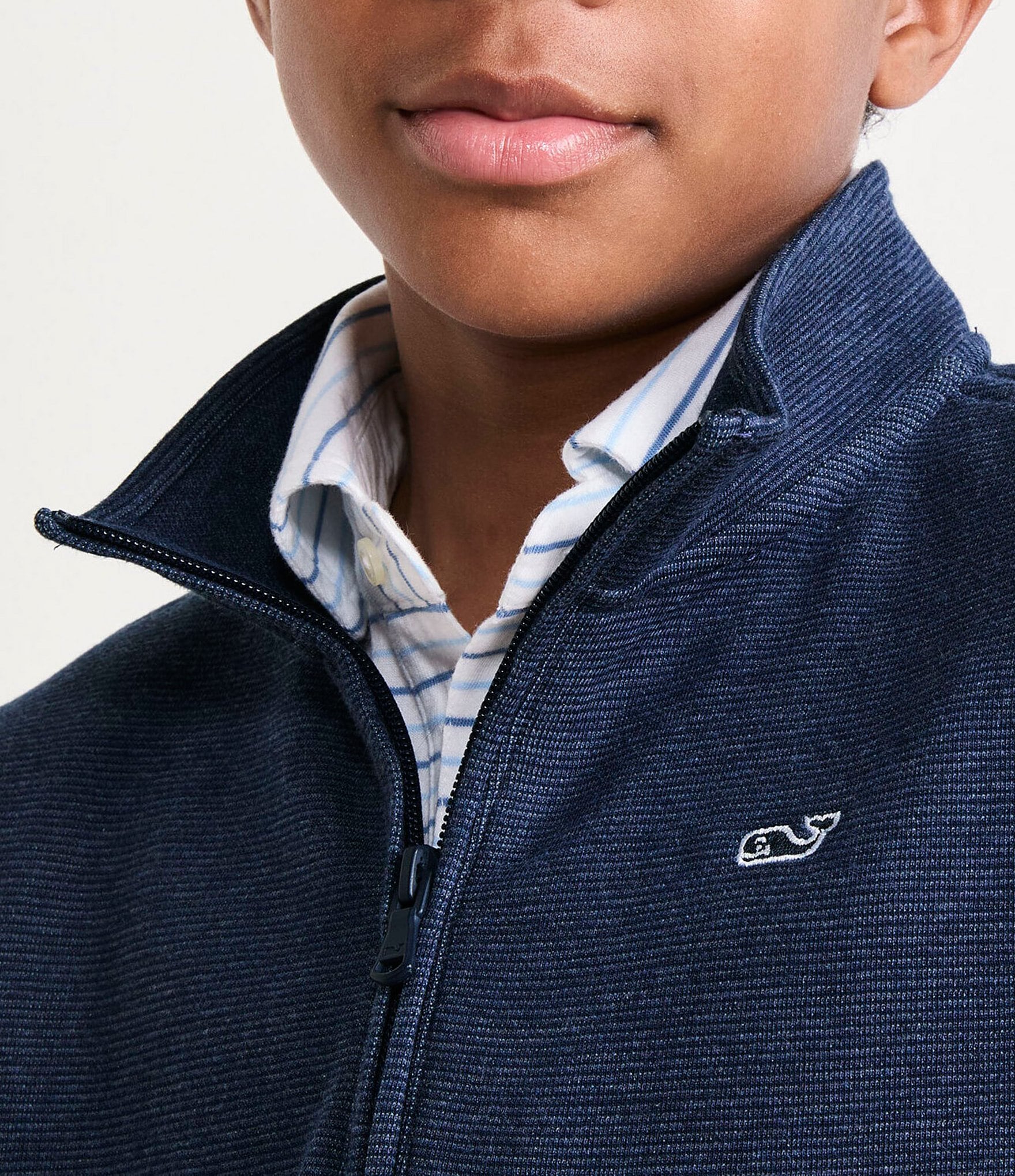 Vineyard Vines Little Boys Saltwater Quarter Zip Pullover