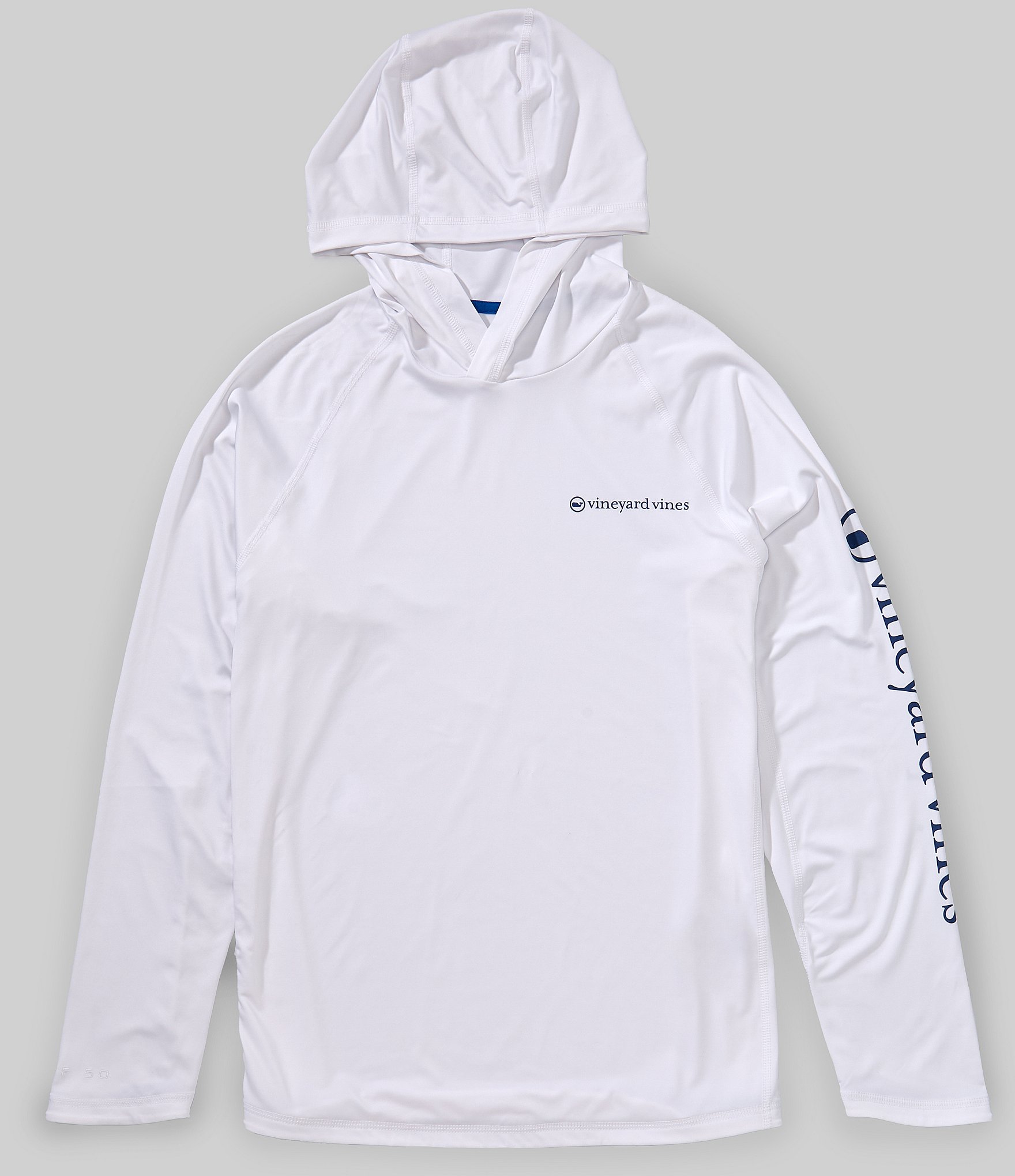 Vineyard Vines New Whale Dot Performance Stretch Hoodie T-Shirt