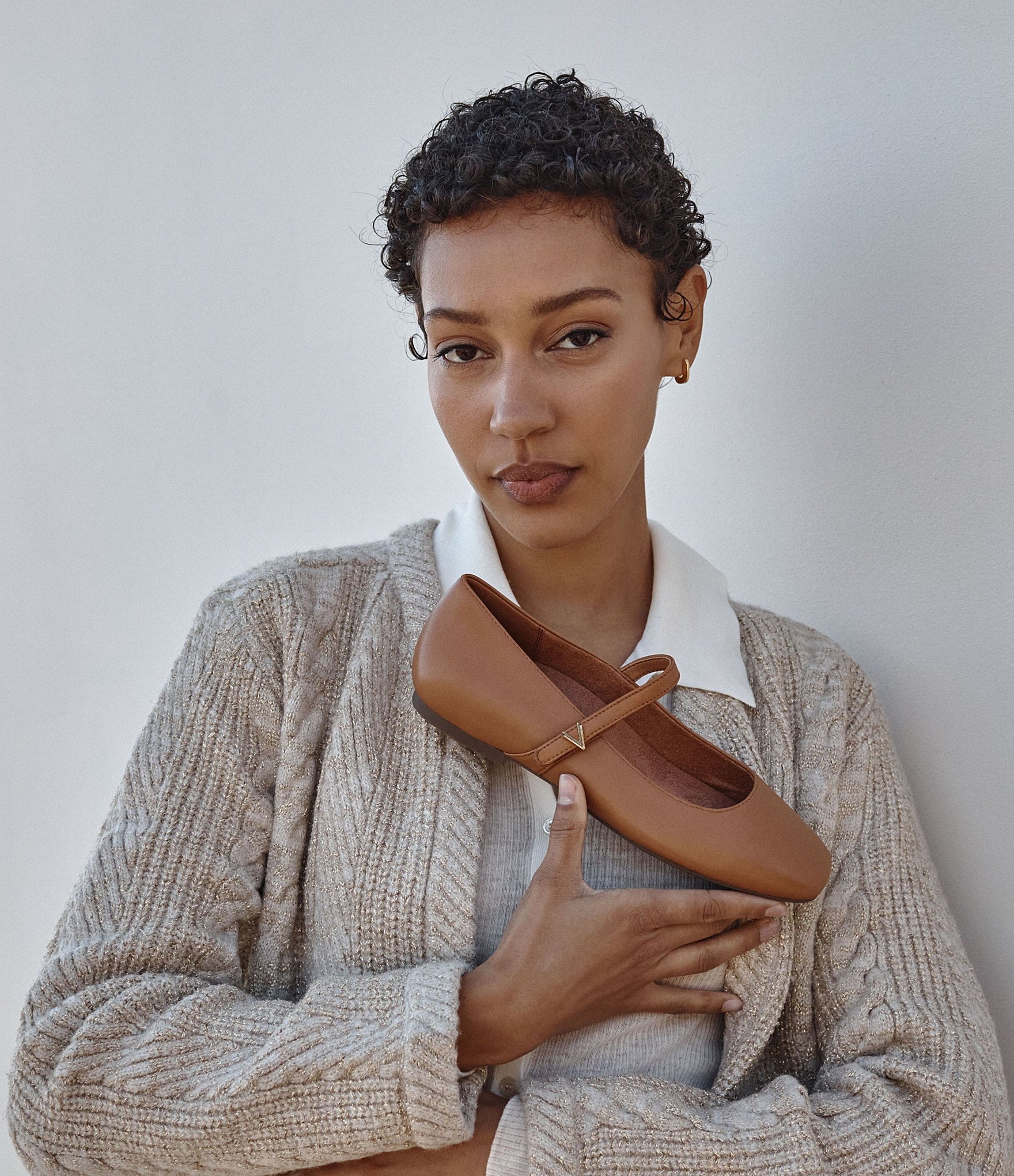 Vionic Alameda Leather Mary Jane Flats