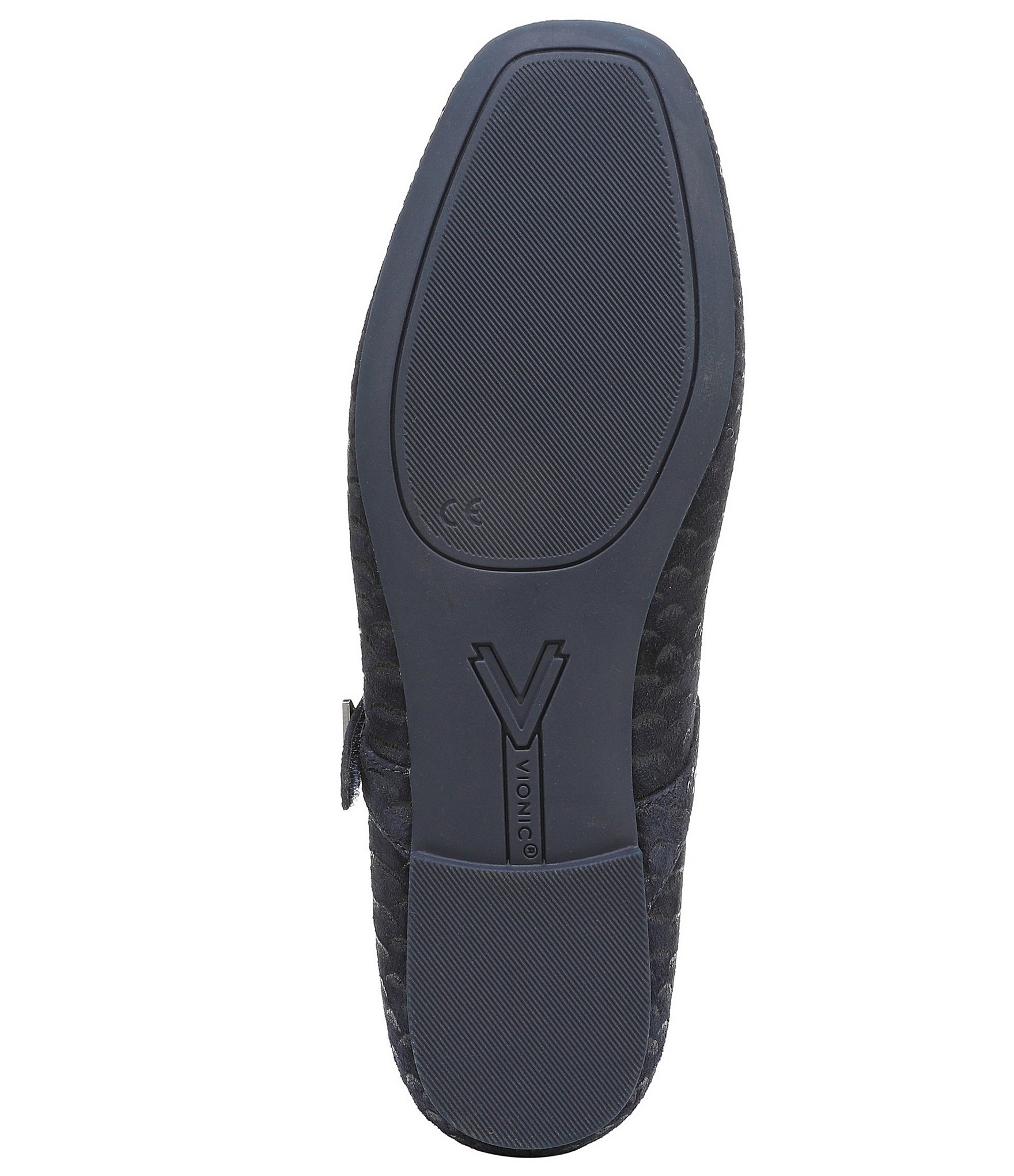 Vionic Alameda Suede Snake Print Mary Jane Flats