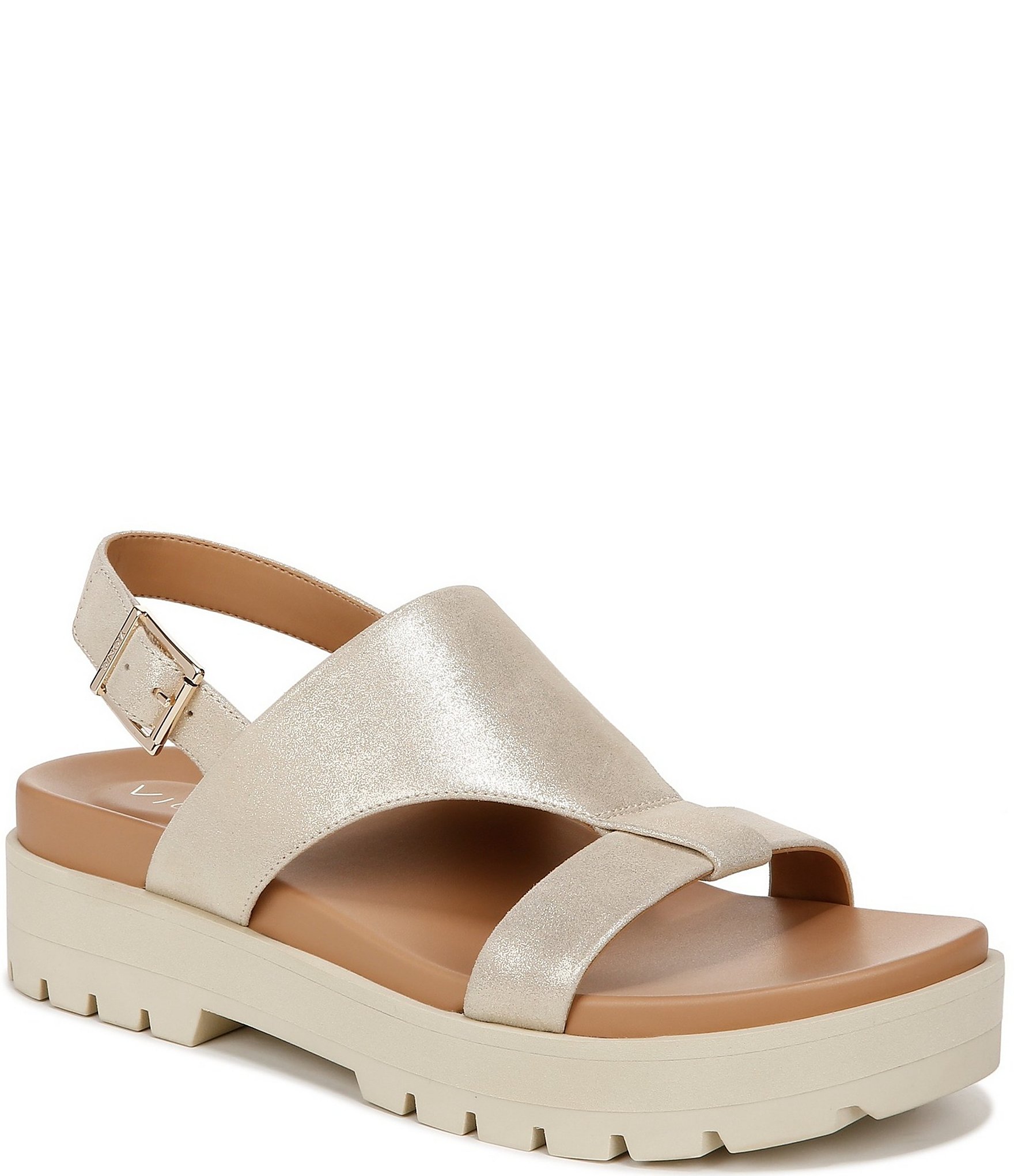 Vionic Alondra Leather Platform Sandals | Dillard's