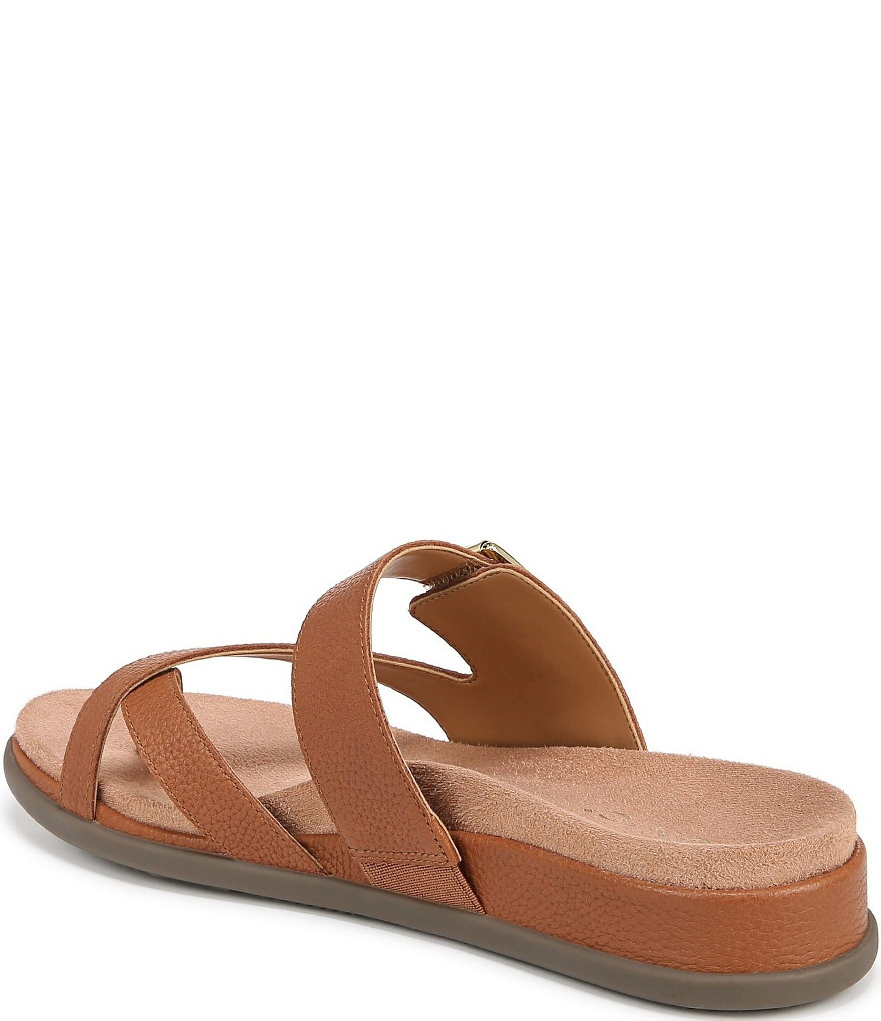 Vionic Carmela Leather Strappy Sandals