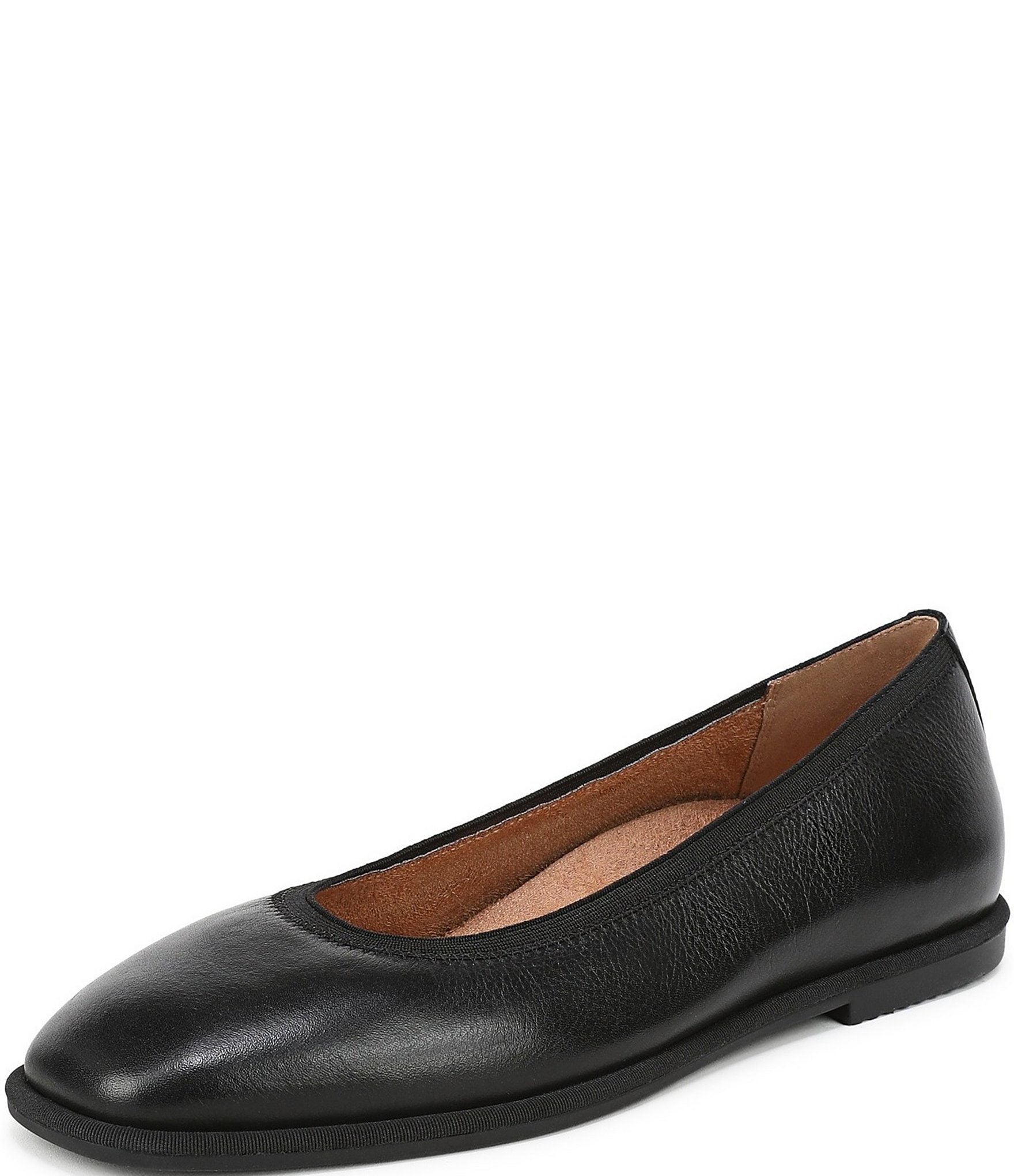 Vionic Caroll 2.0 Leather Classic Skimmer Flats
