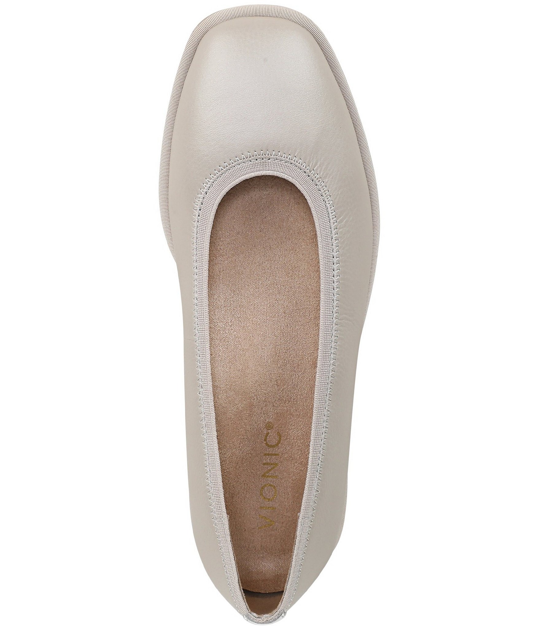 Vionic Caroll 2.0 Leather Classic Skimmer Flats