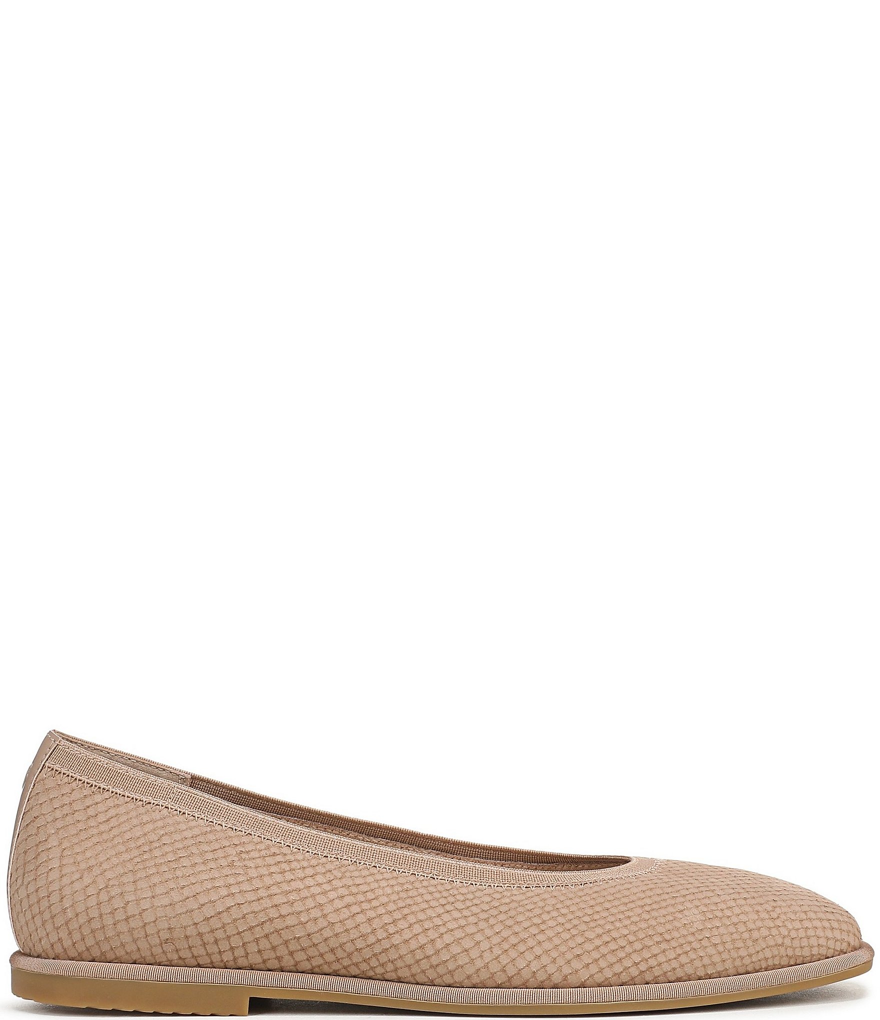 Vionic Caroll 2.0 Snake Embossed Nubuck Classic Skimmer Flats