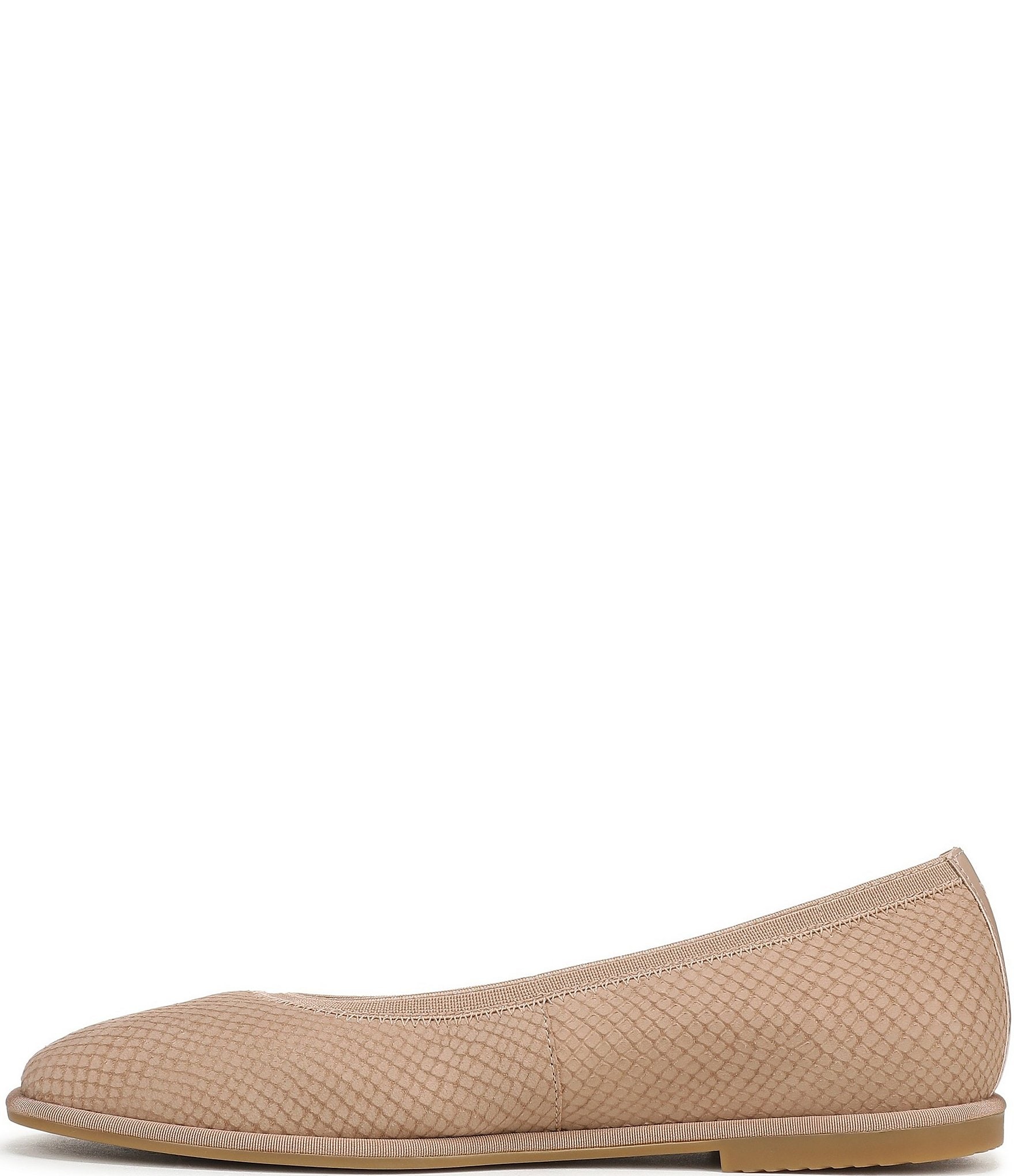 Vionic Caroll 2.0 Snake Embossed Nubuck Classic Skimmer Flats